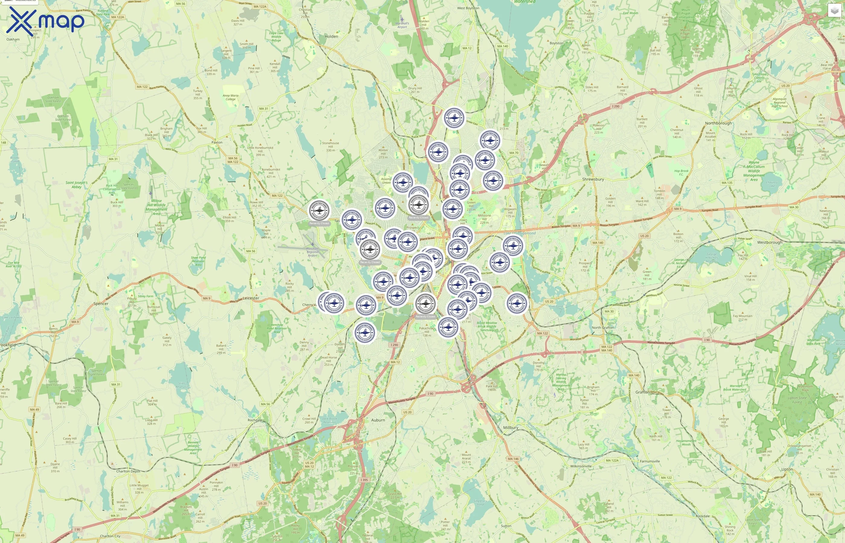Worcester Public Schools traffic data
