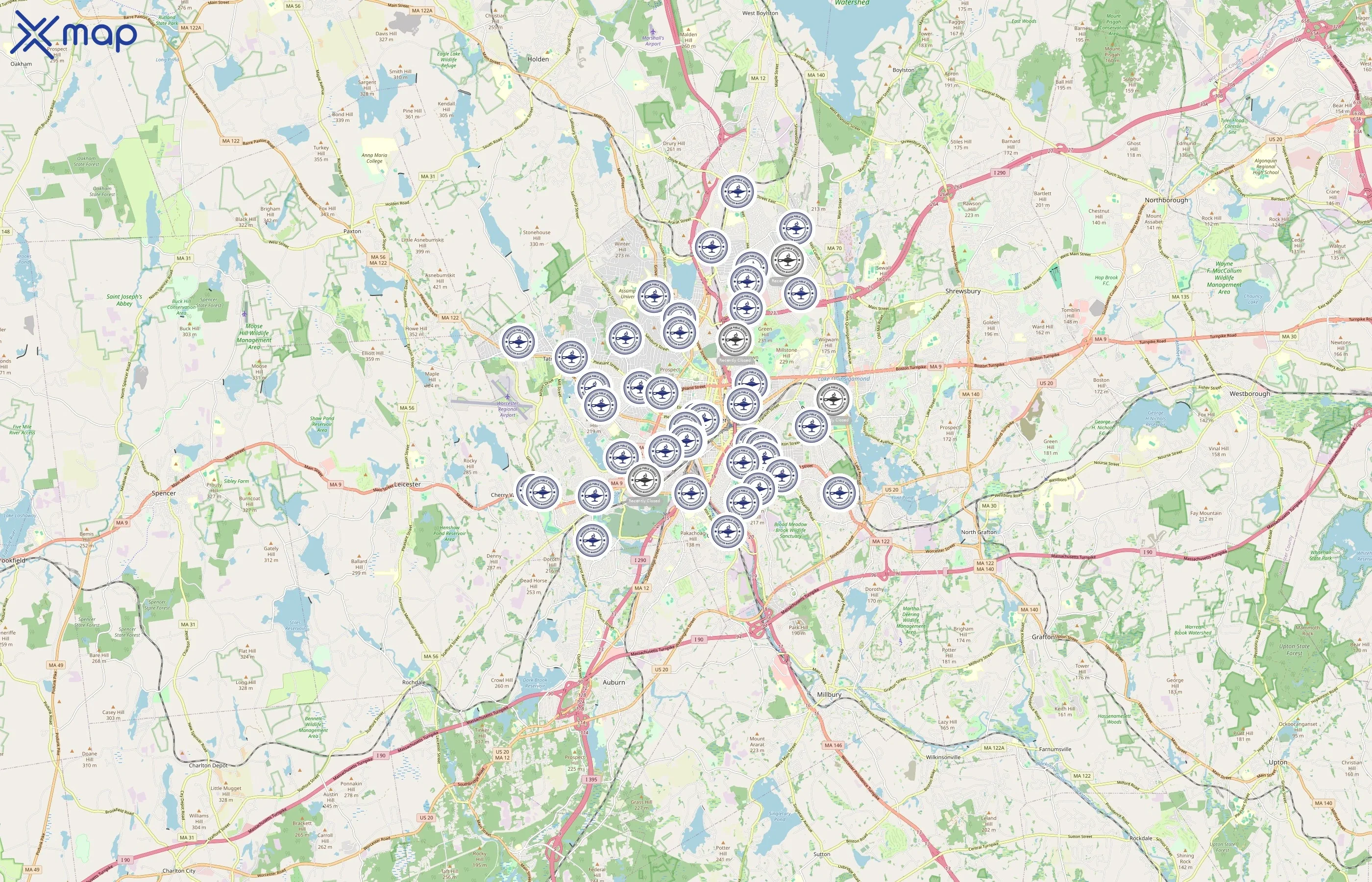 Worcester Public Schools area coverage