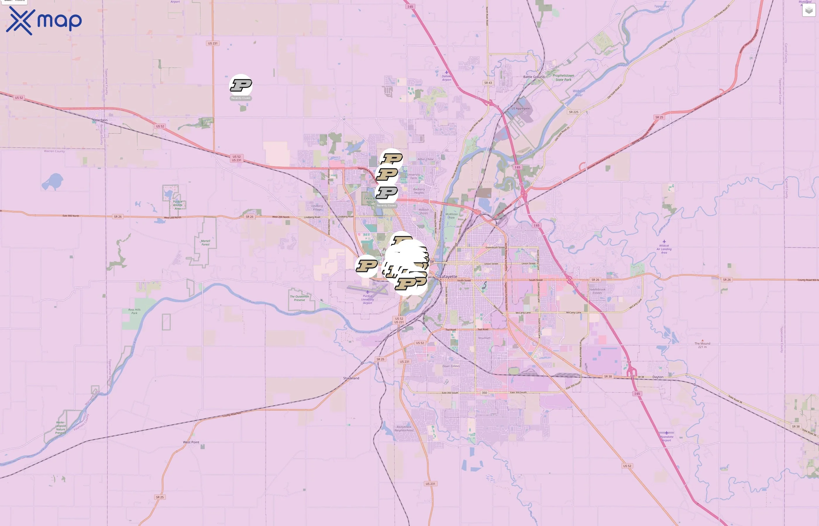 Purdue University traffic data