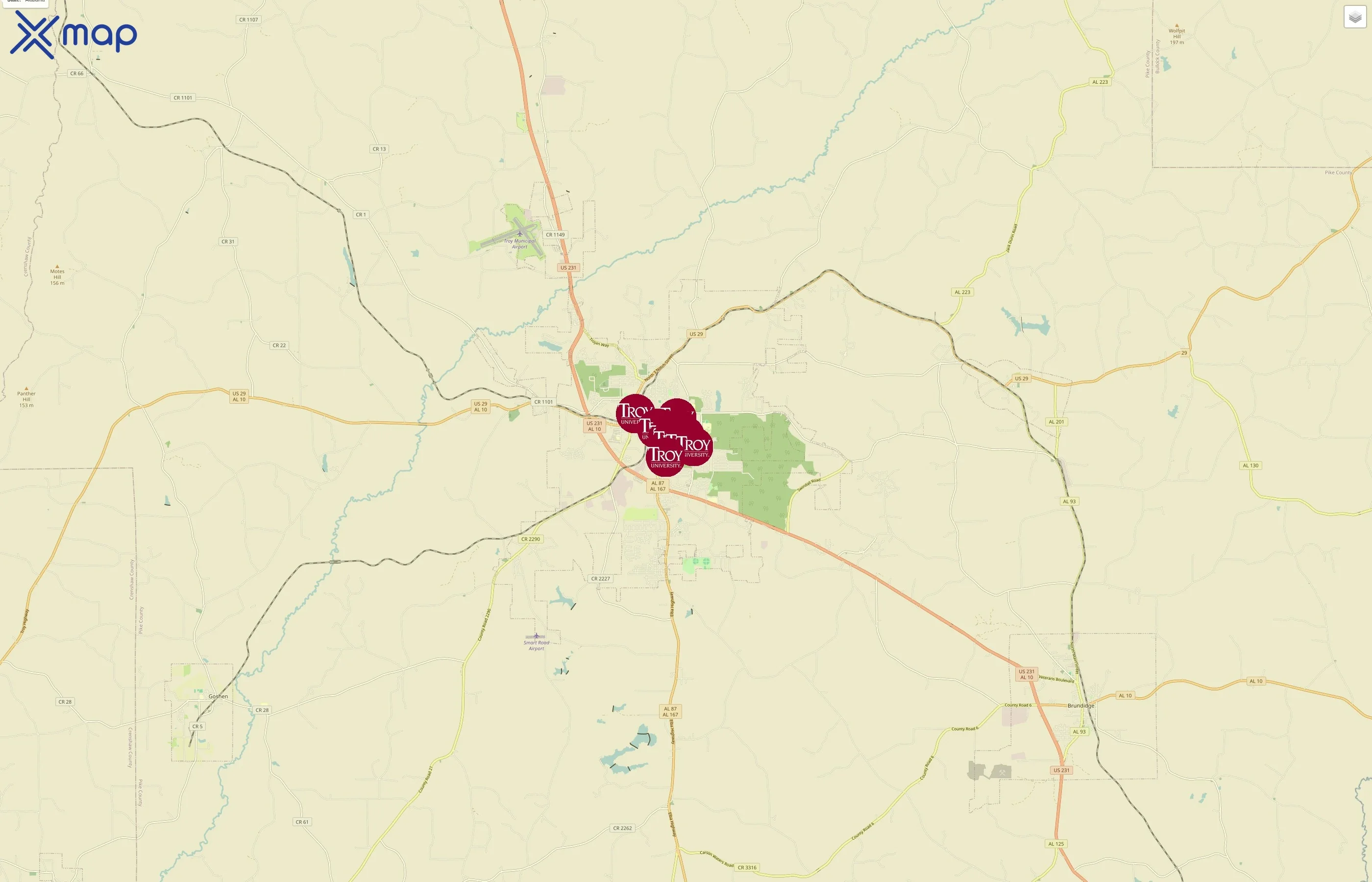 Troy University traffic data
