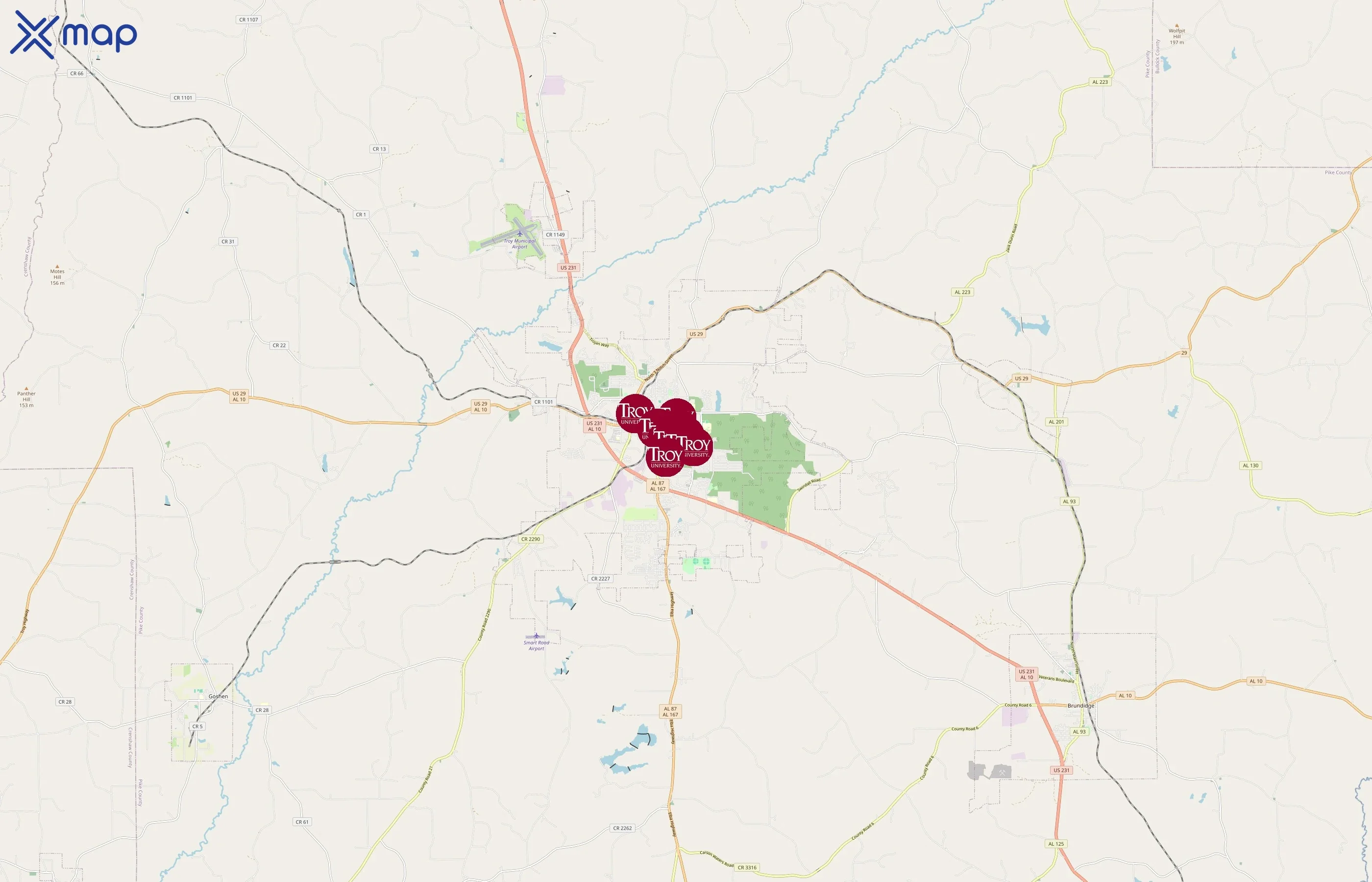 Troy University area coverage