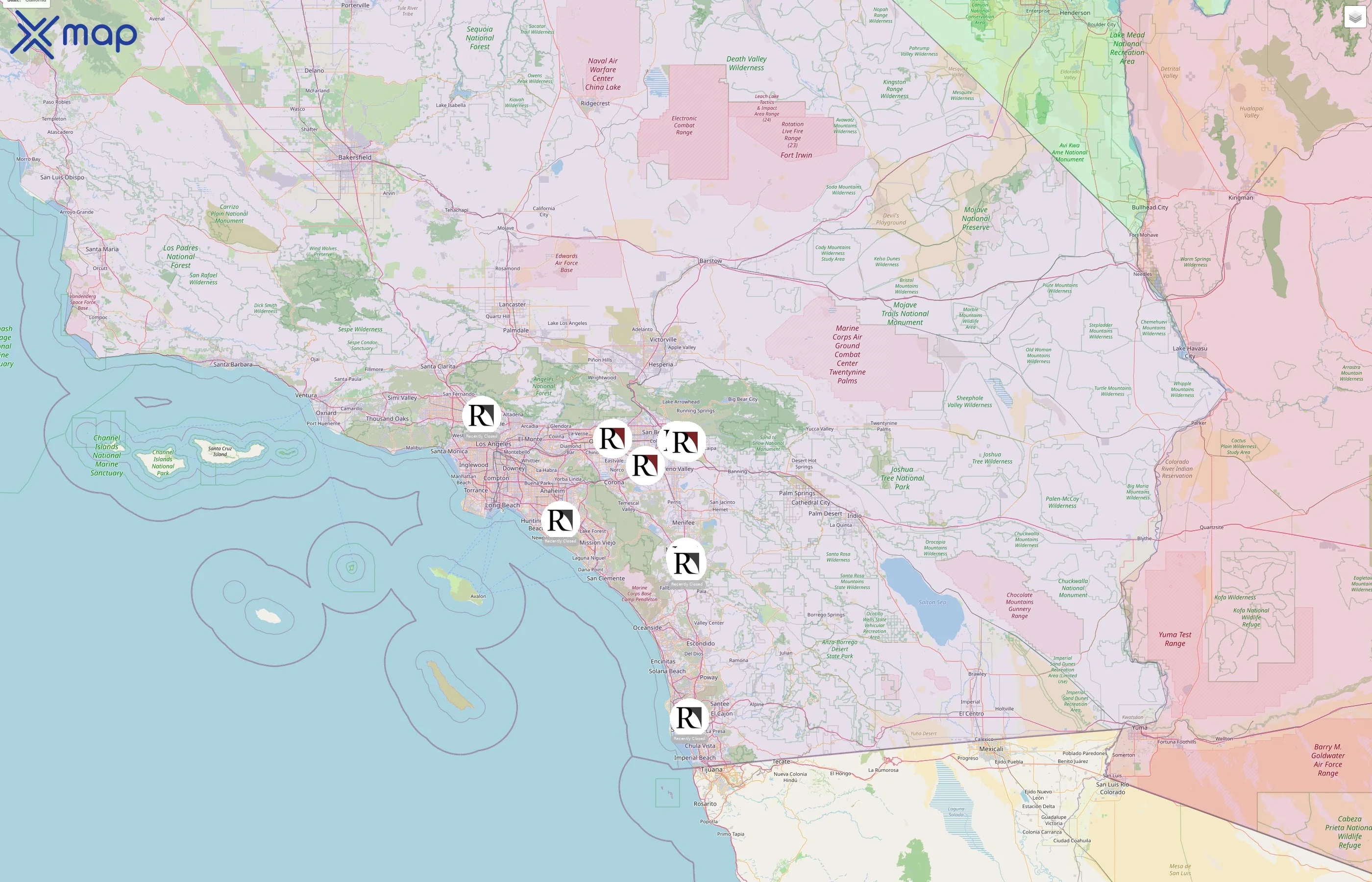 University of Redlands street hotspots