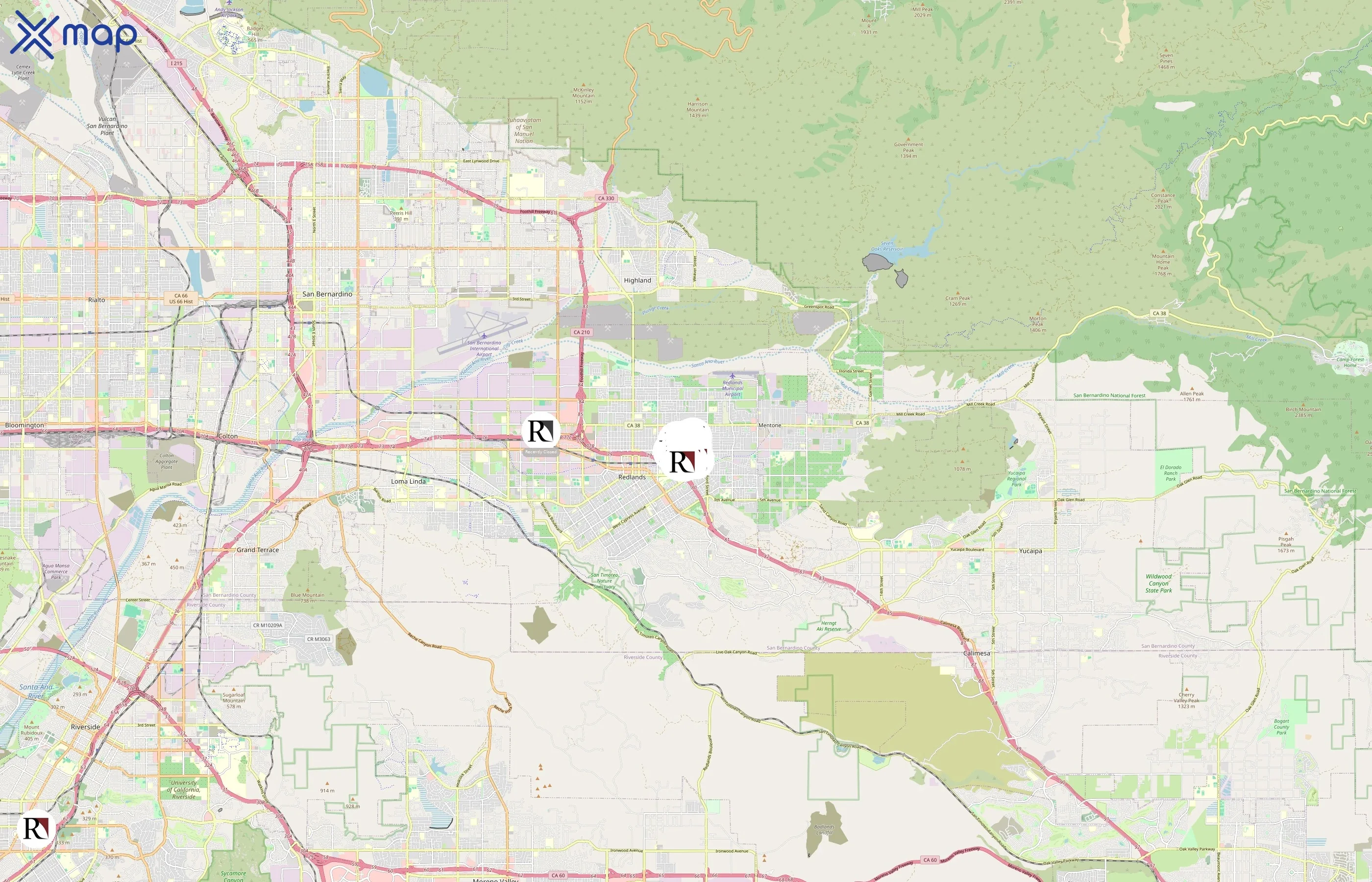 University of Redlands area coverage