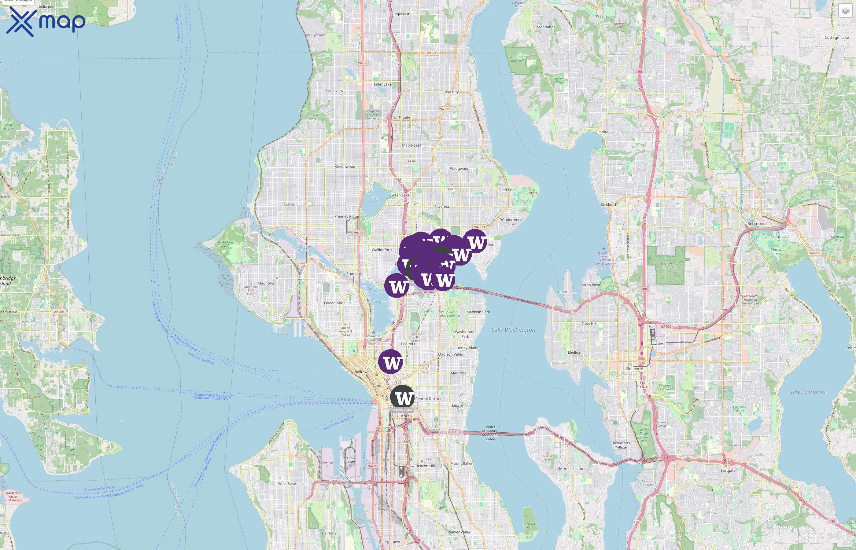 University of Washington traffic data