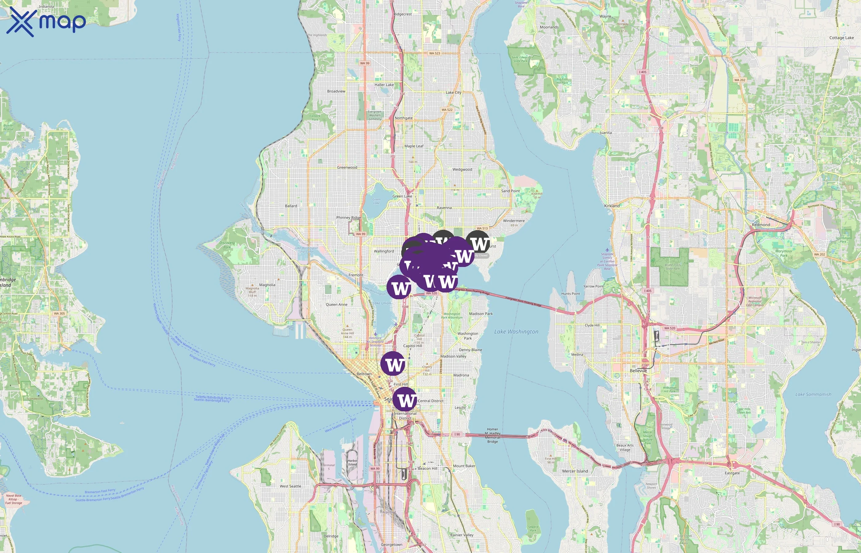 University of Washington area coverage