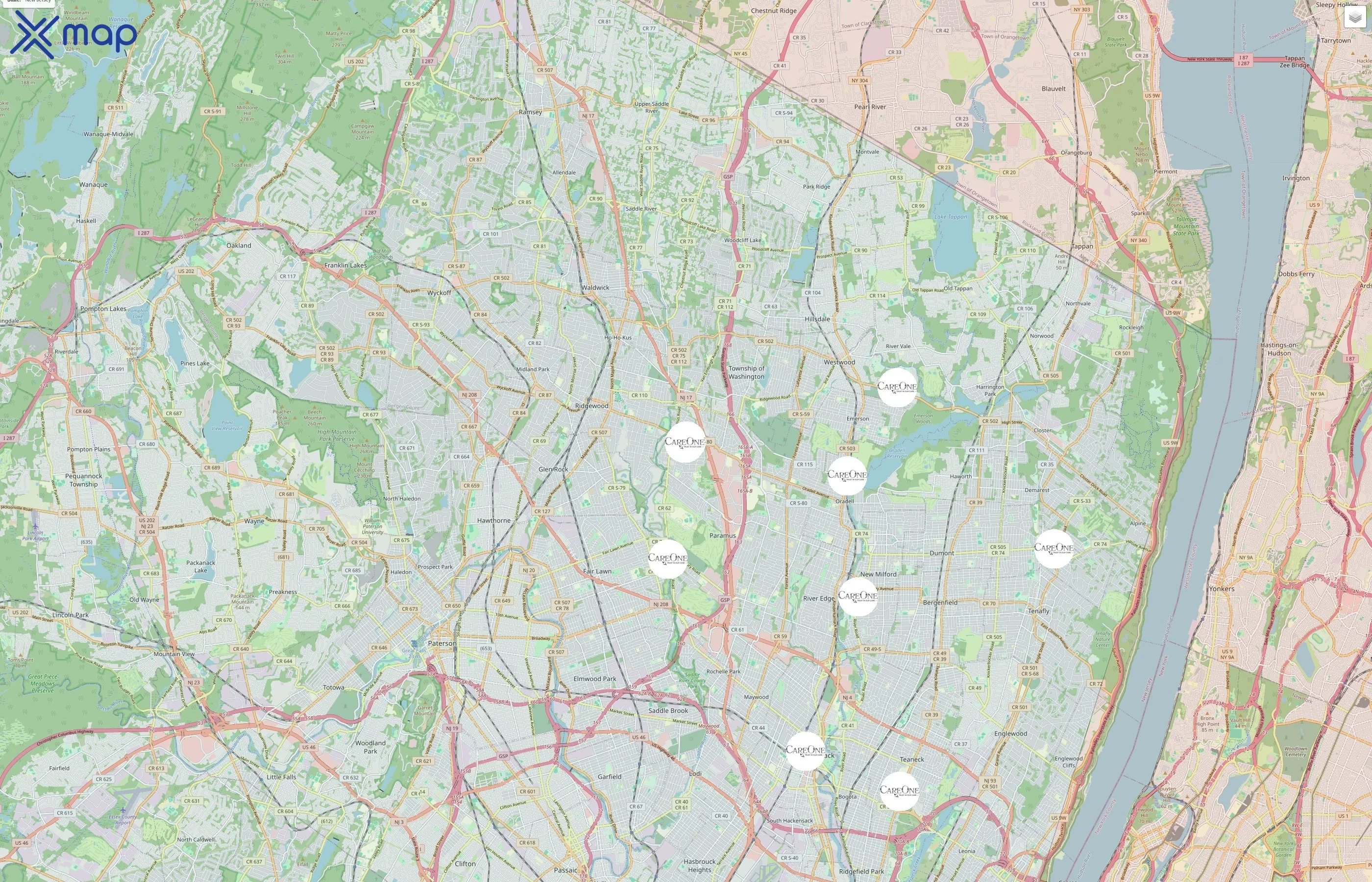 CareOne traffic data