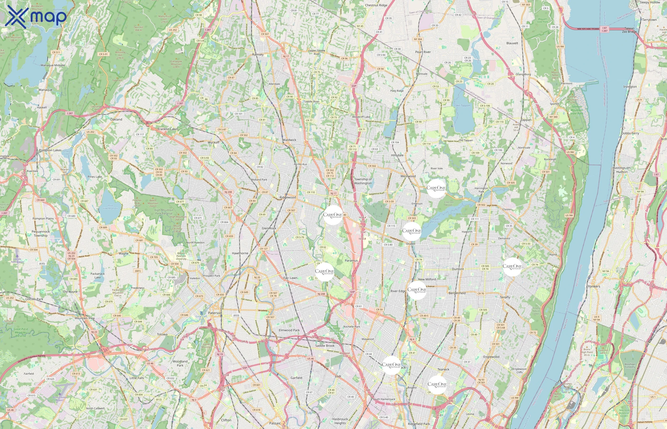 CareOne area coverage