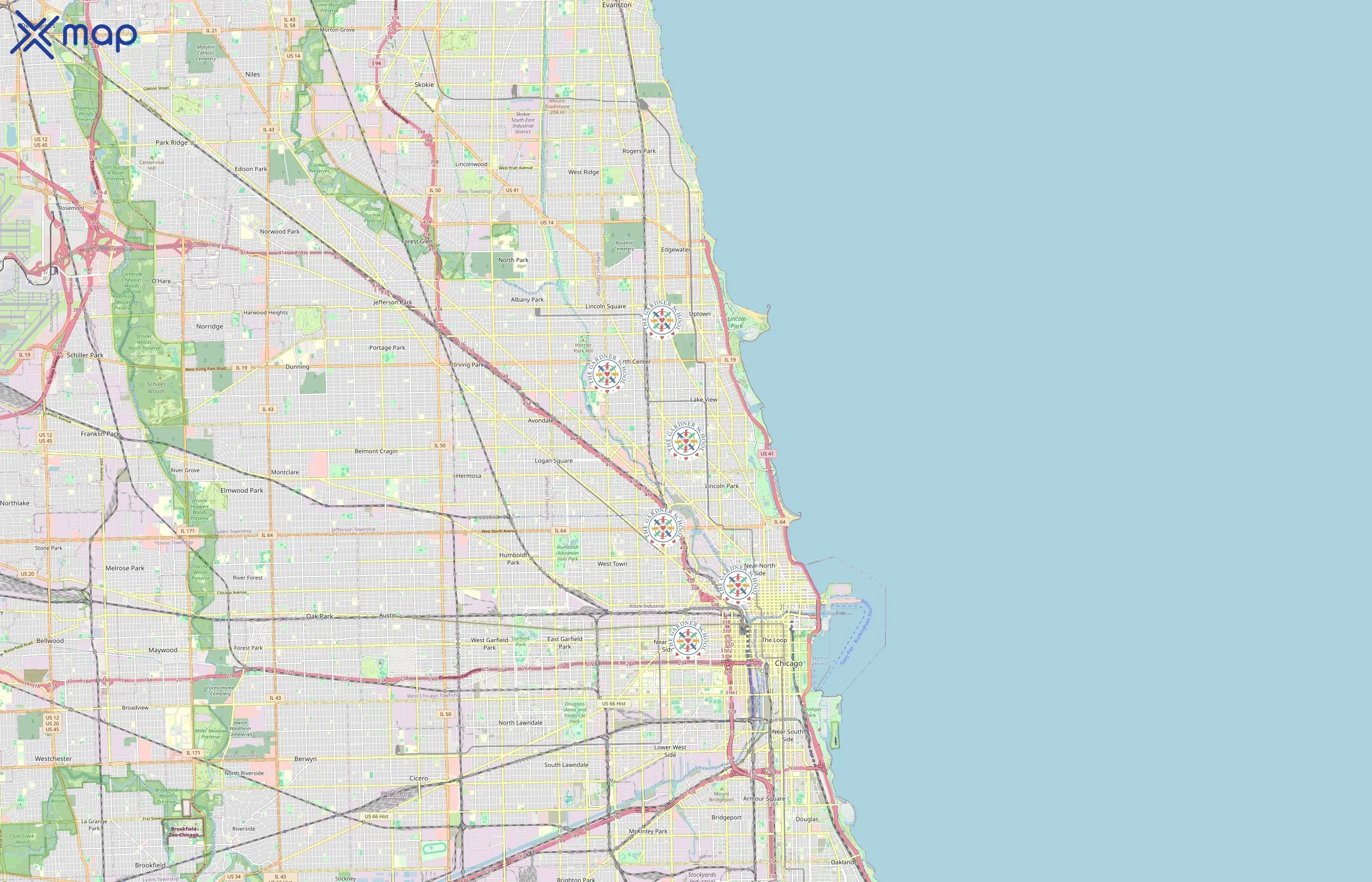 The Gardner School area coverage