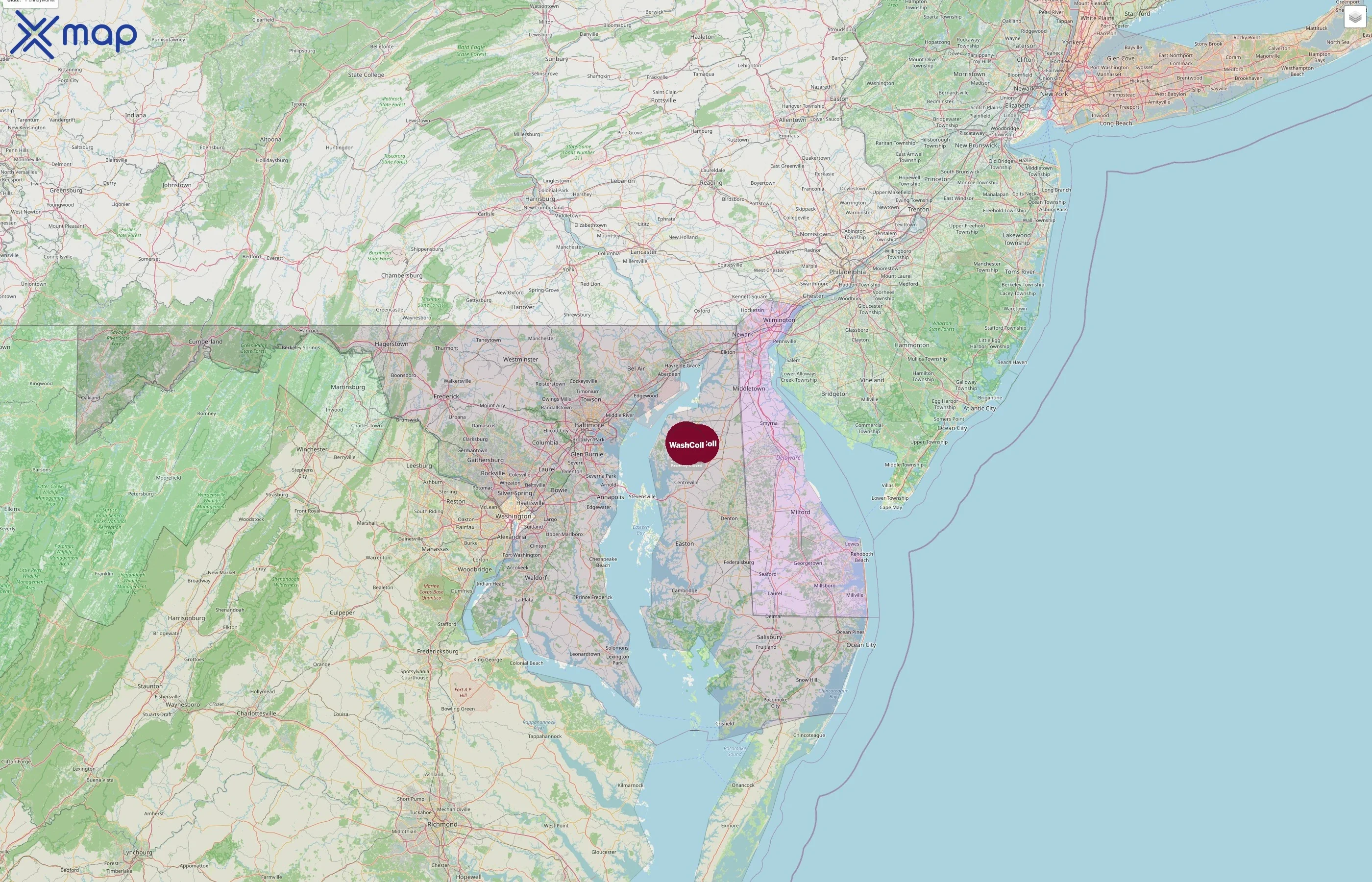 Washington College street hotspots