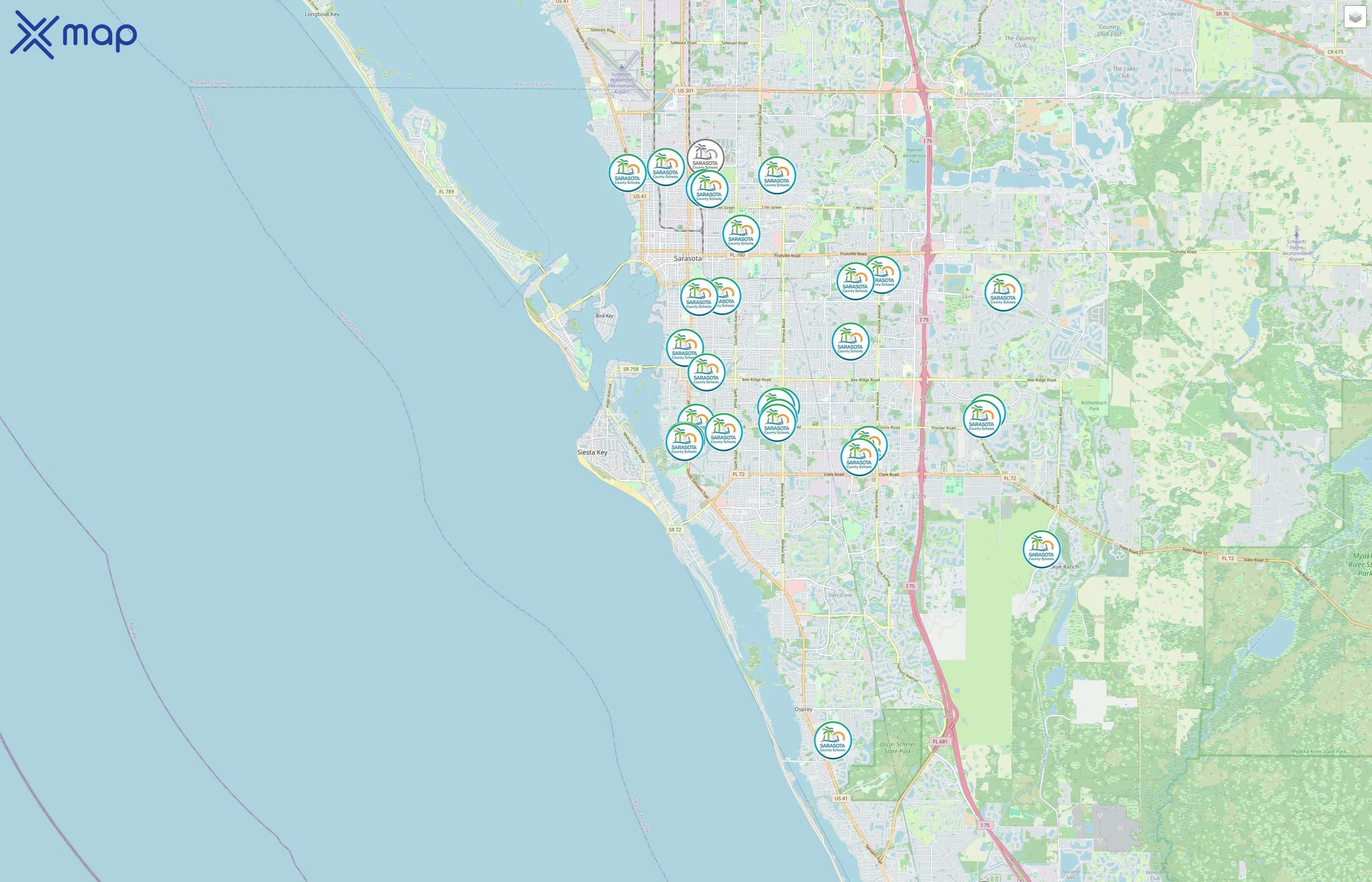 Sarasota County Schools traffic data