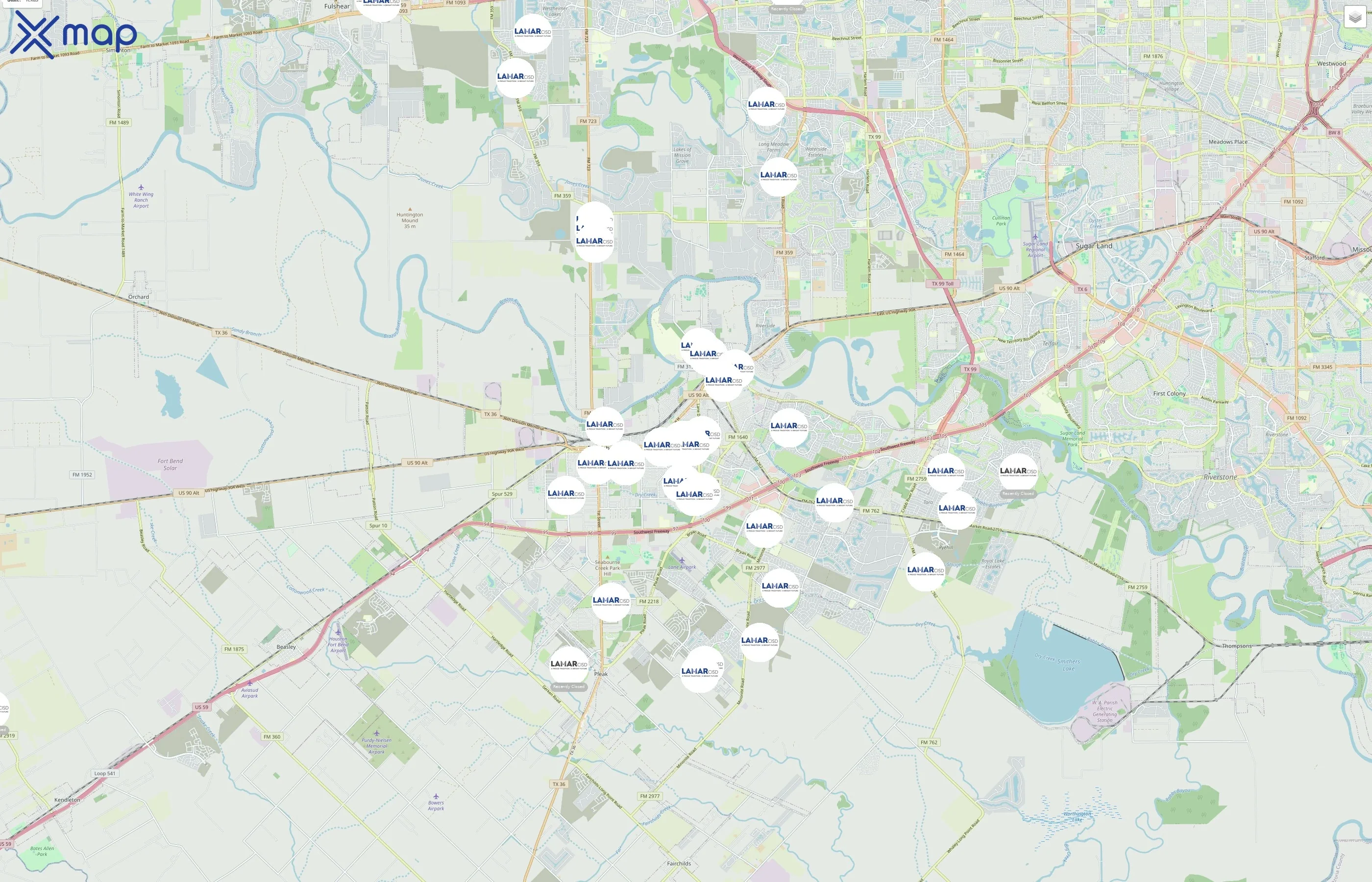 Lamar Consolidated Independent School District traffic data