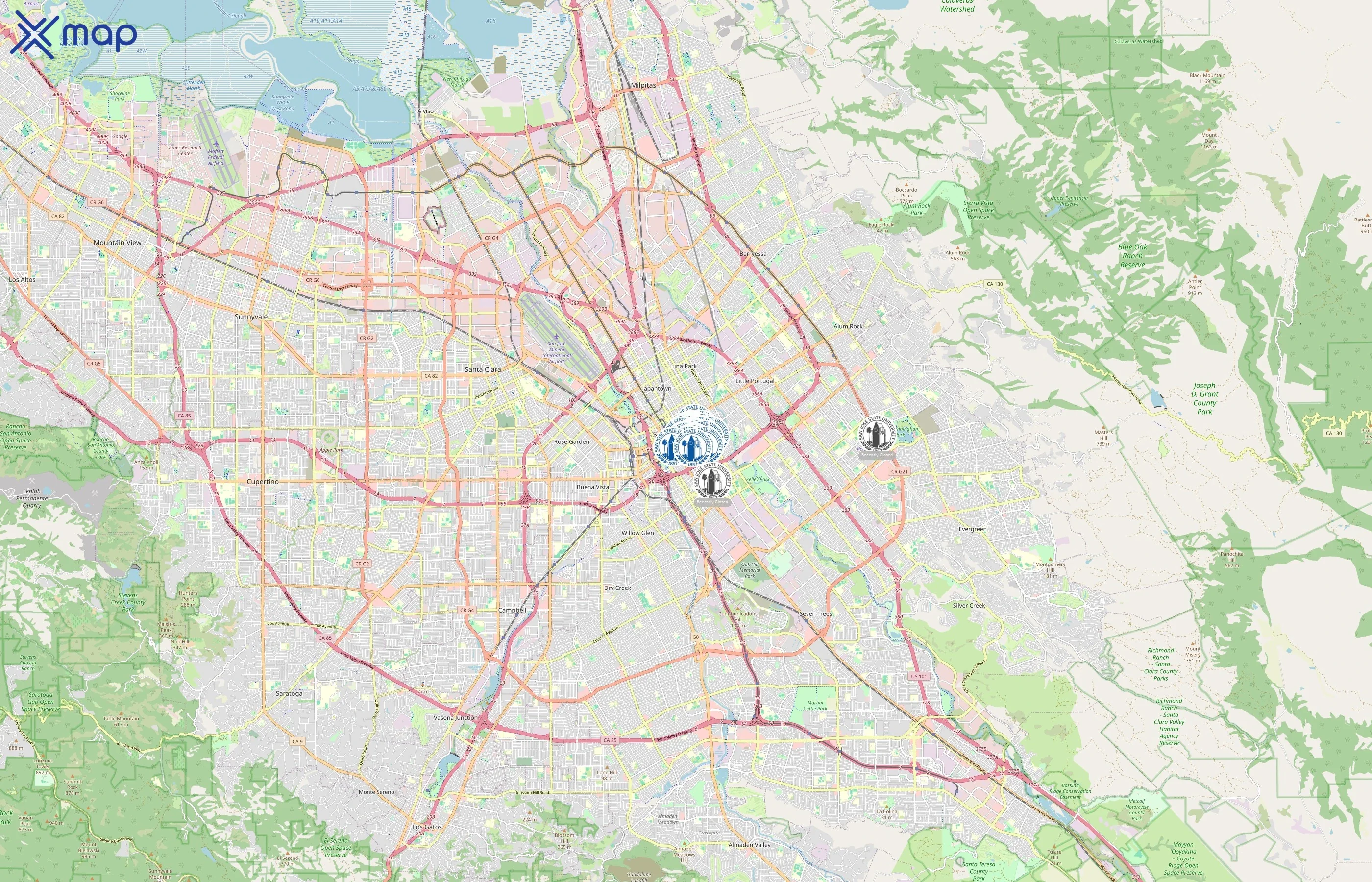 San José State University area coverage