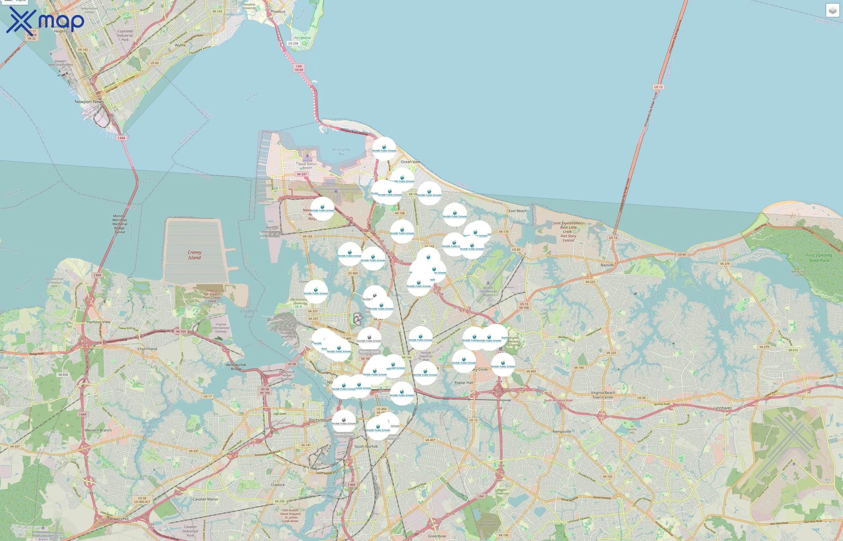 Norfolk Public Schools traffic data