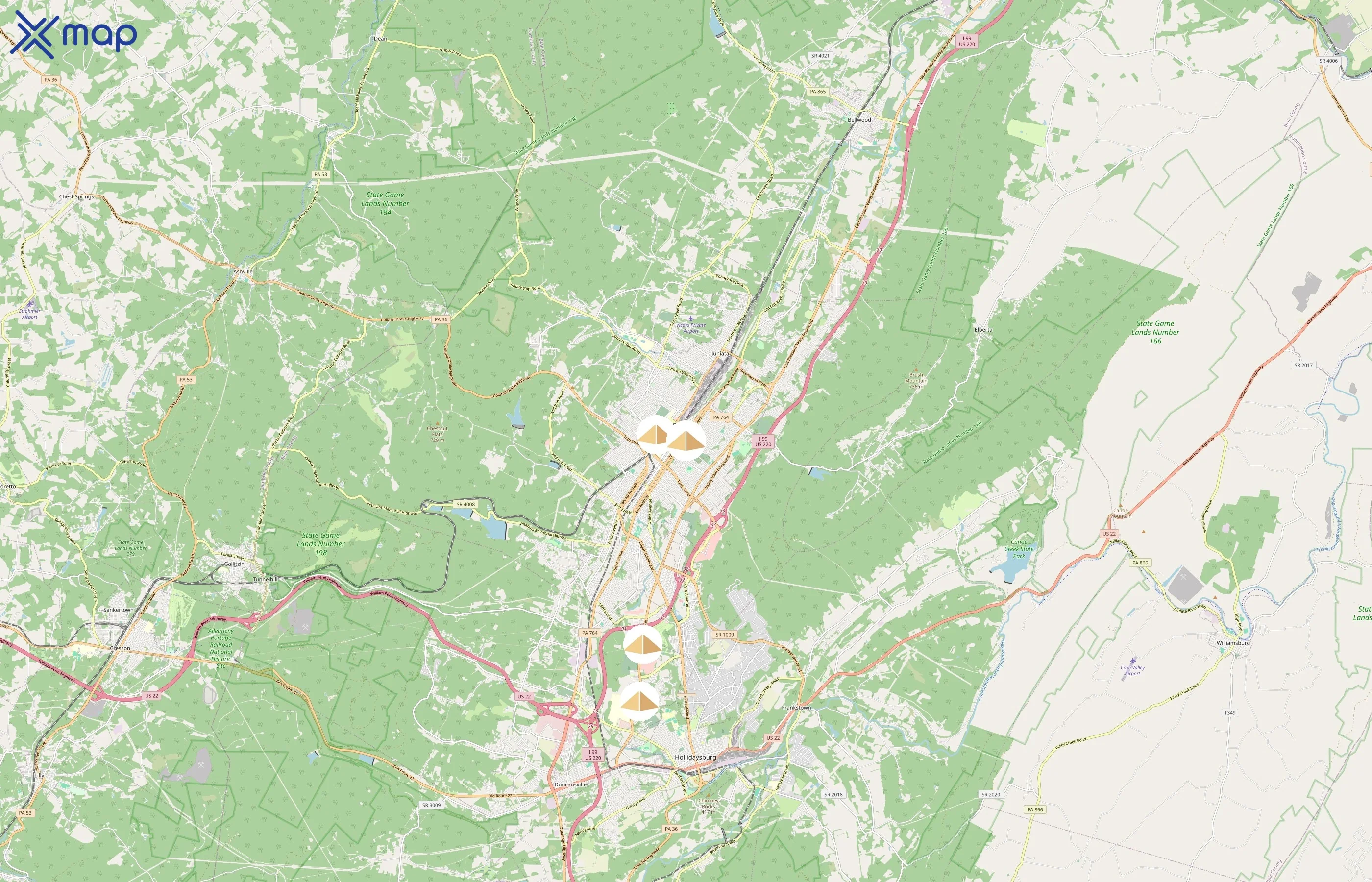 Pyramid Healthcare area coverage