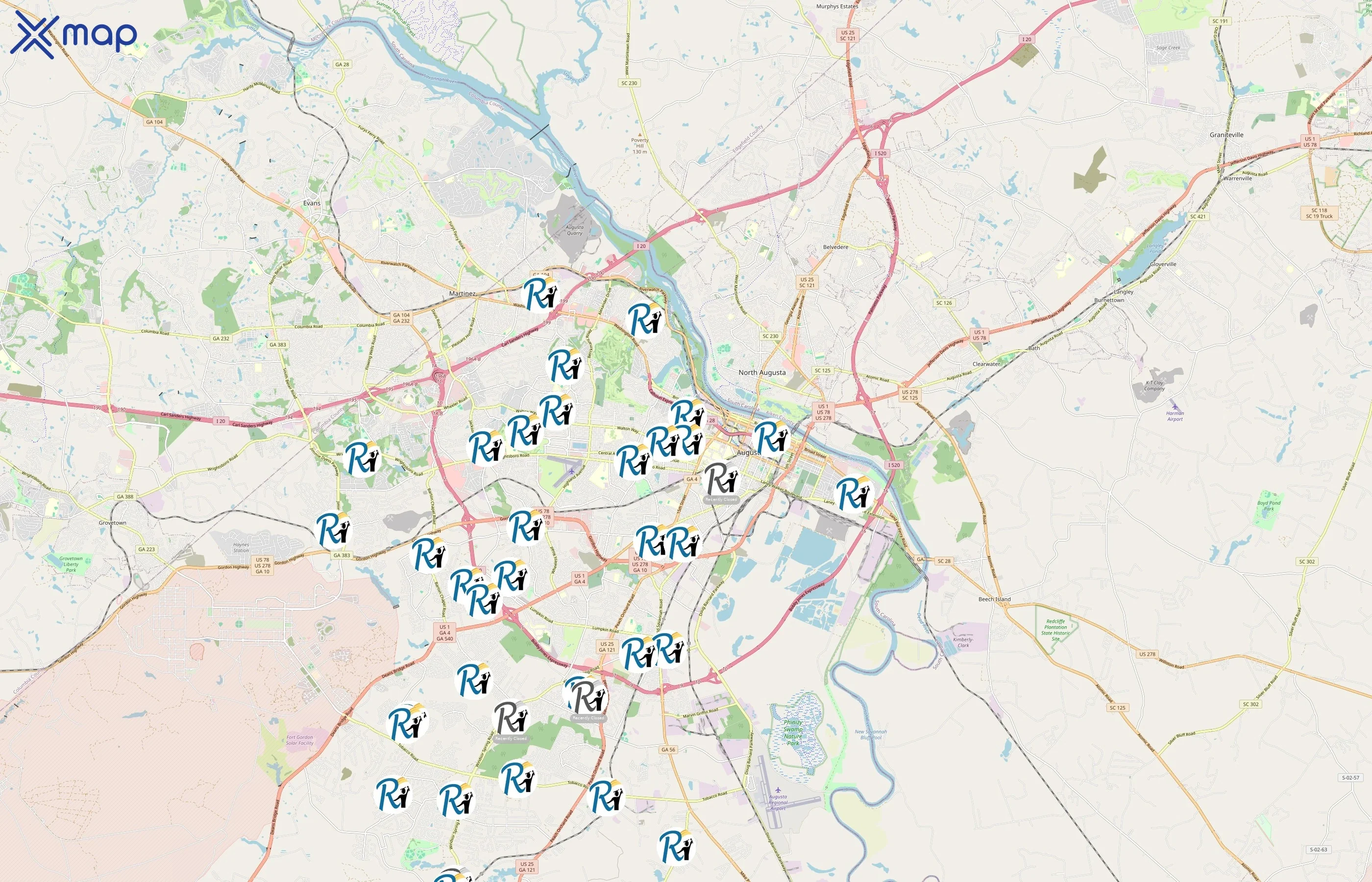 Richmond County Board of Education area coverage