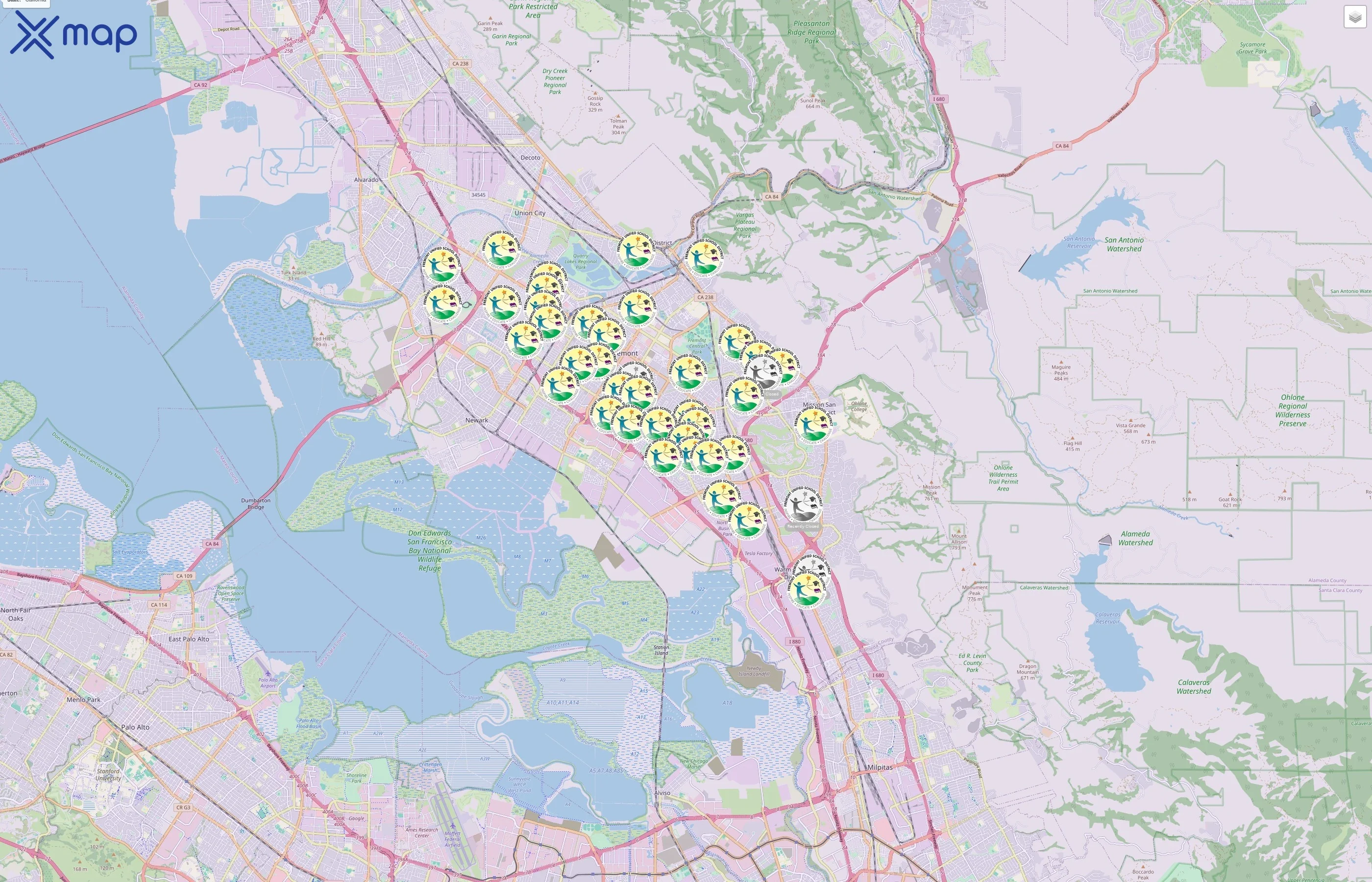Fremont Unified School District traffic data