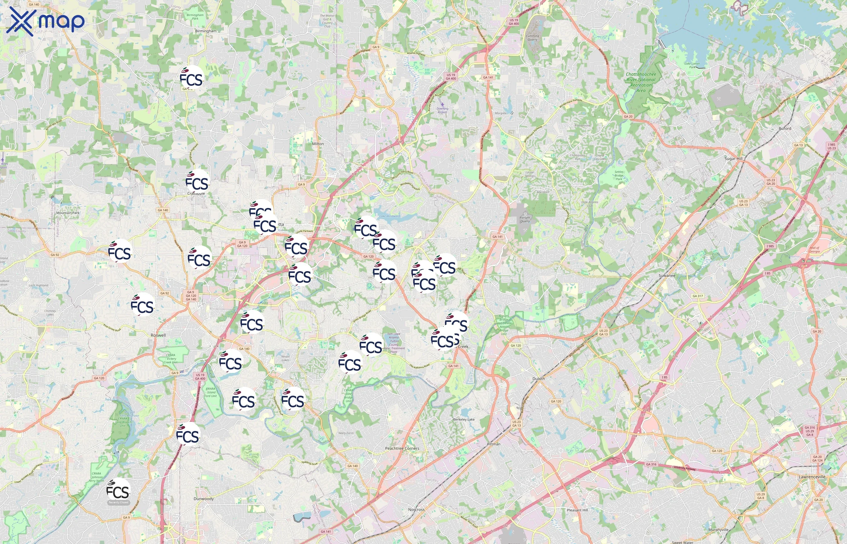 Fulton County Schools area coverage