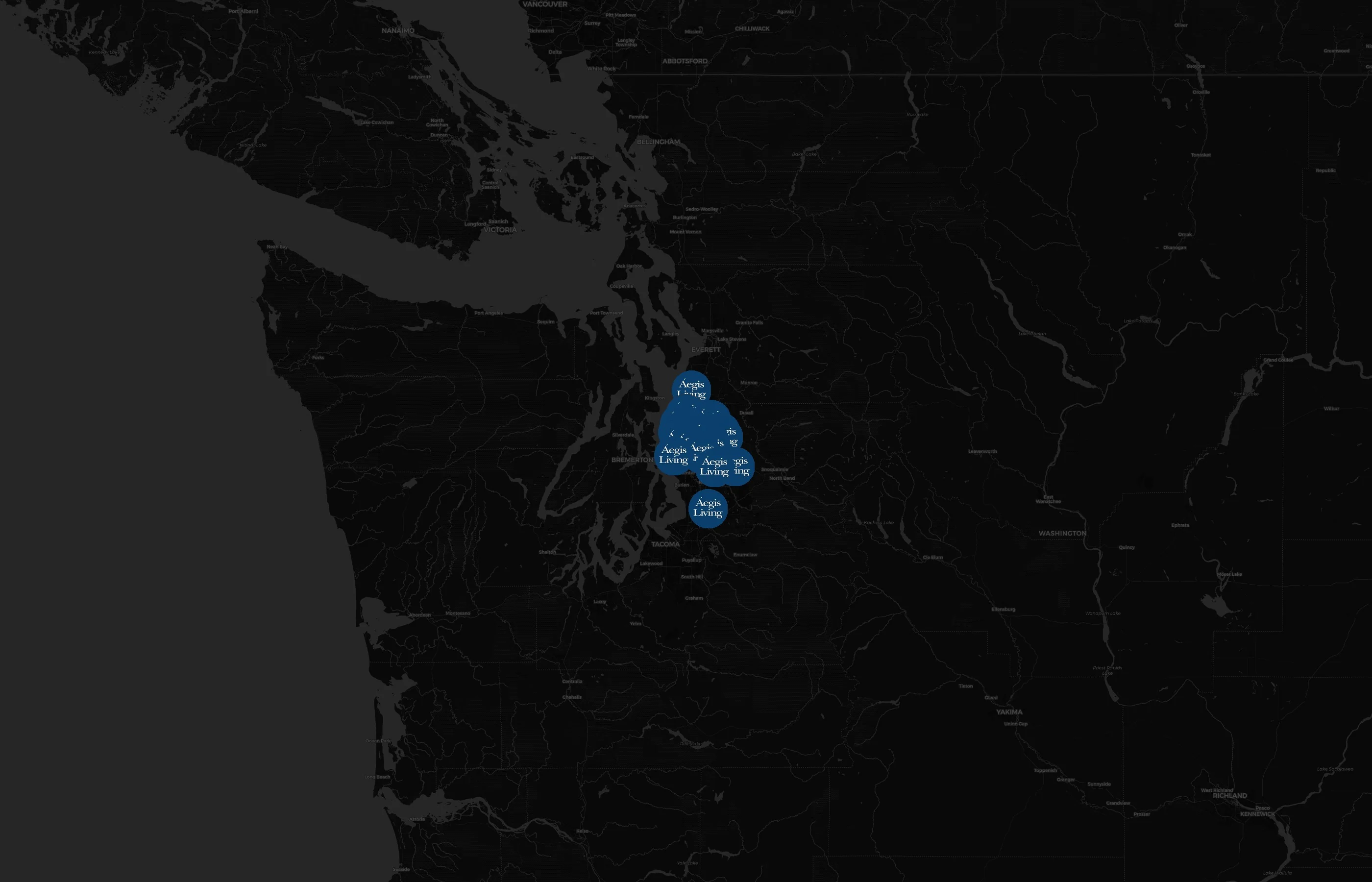 Aegis Living city distribution
