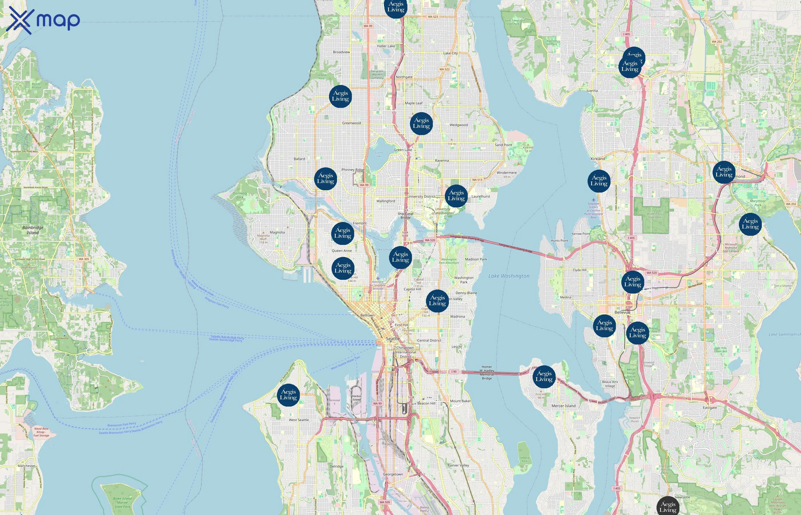 Aegis Living area coverage