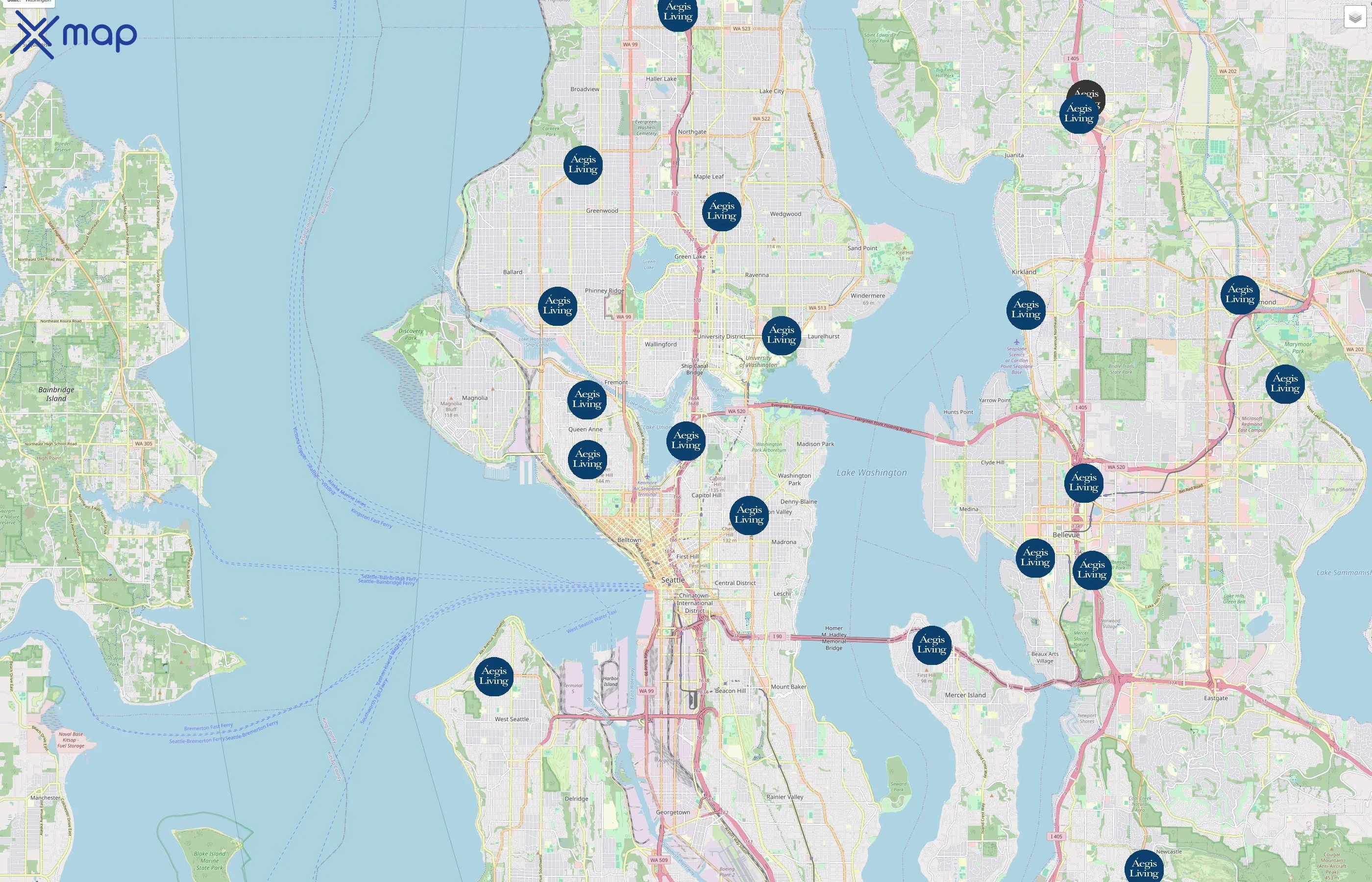 Aegis Living traffic data
