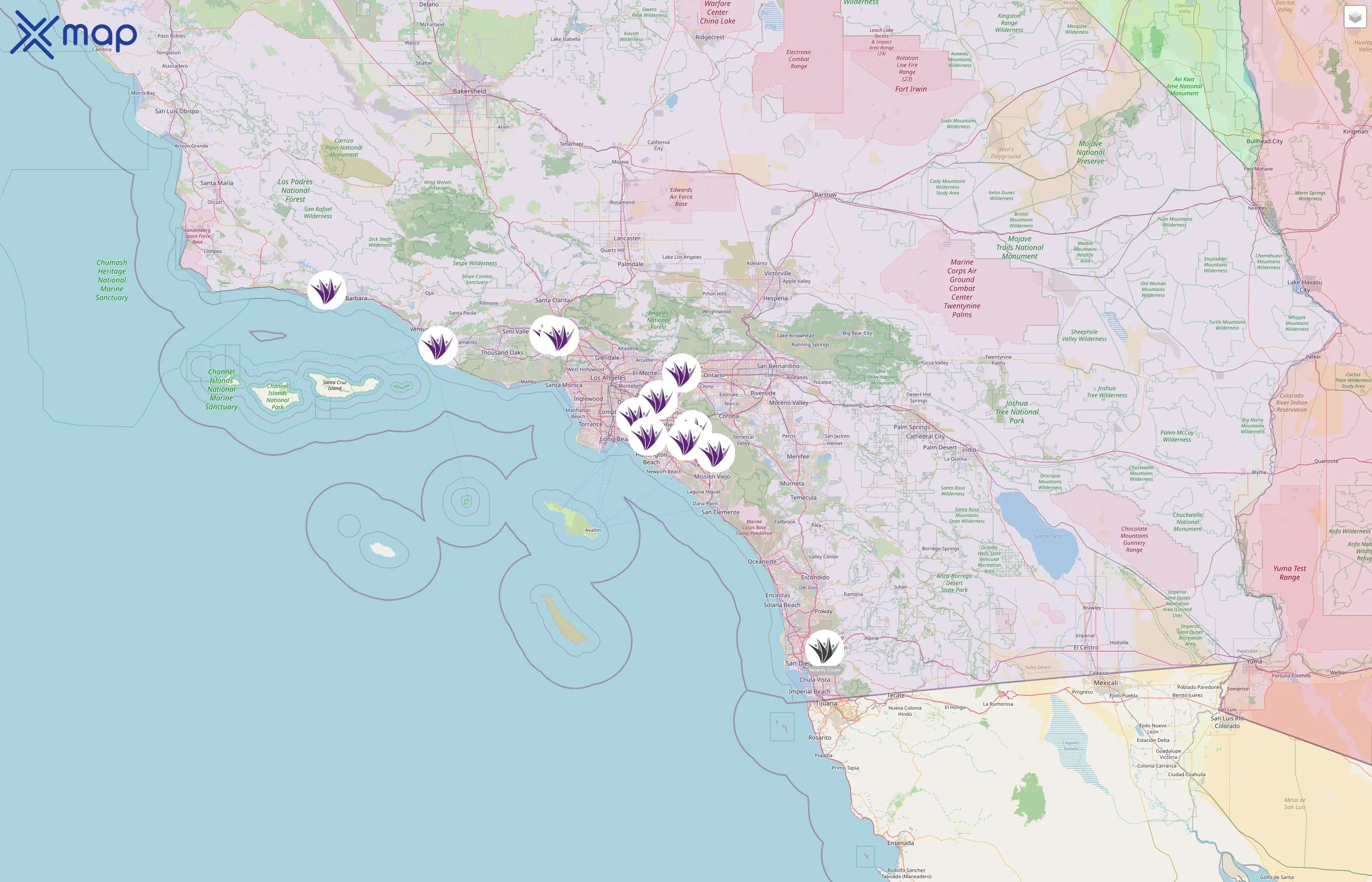NeuroRestorative street hotspots