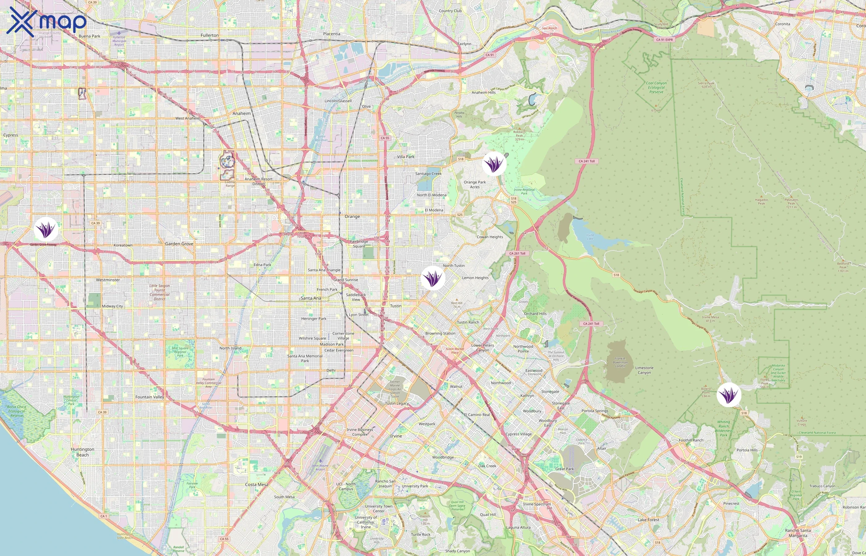 NeuroRestorative area coverage