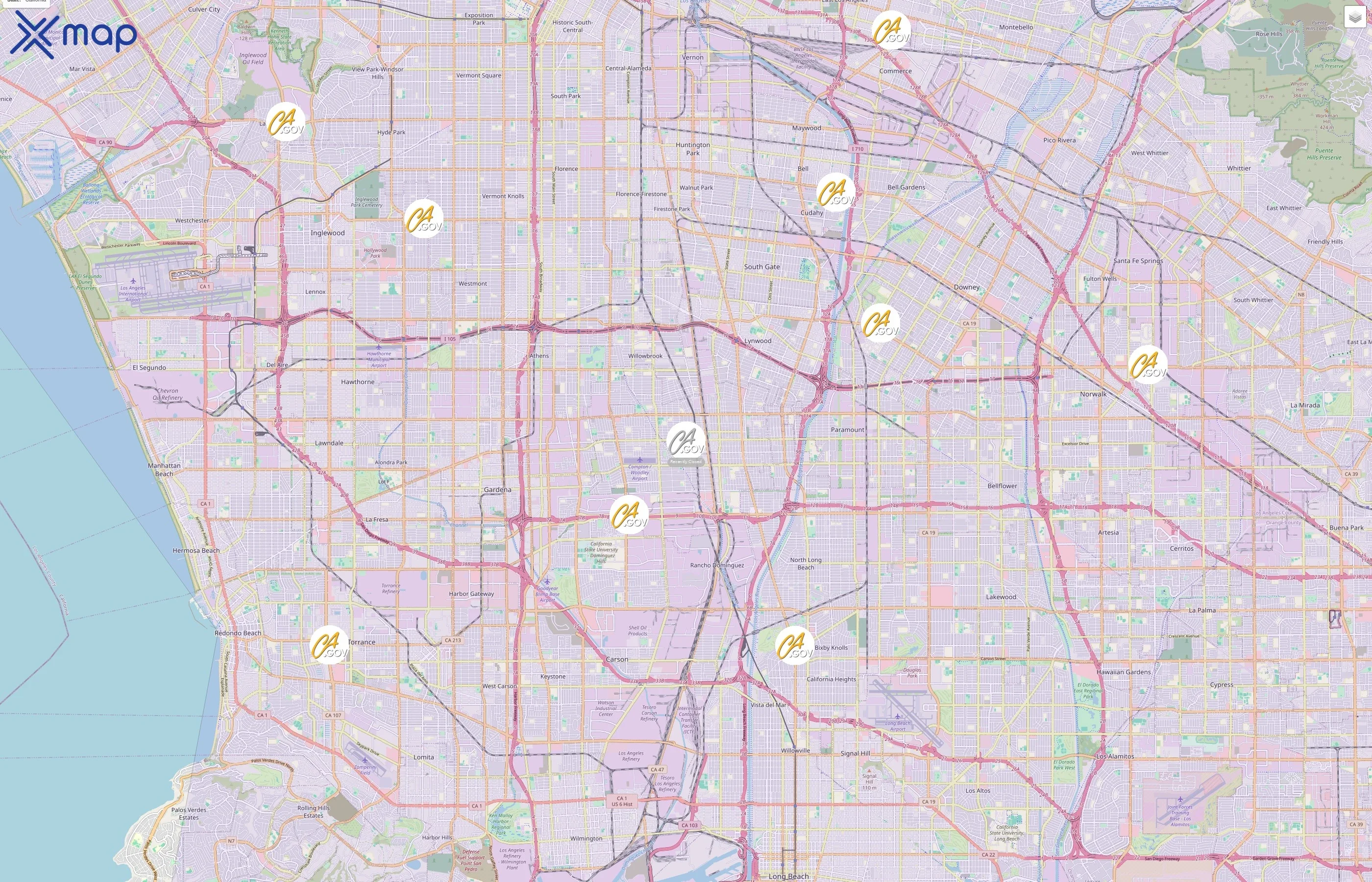 California Department of Rehabilitation traffic data