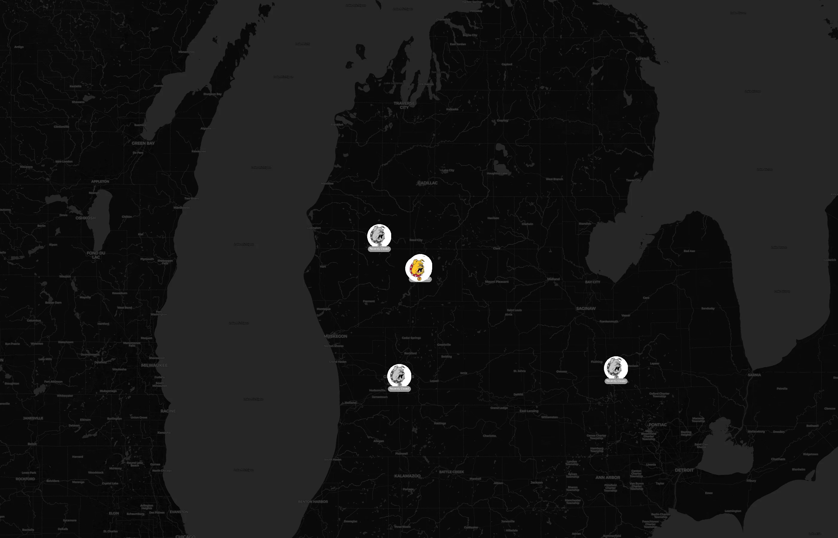 Ferris State University city distribution