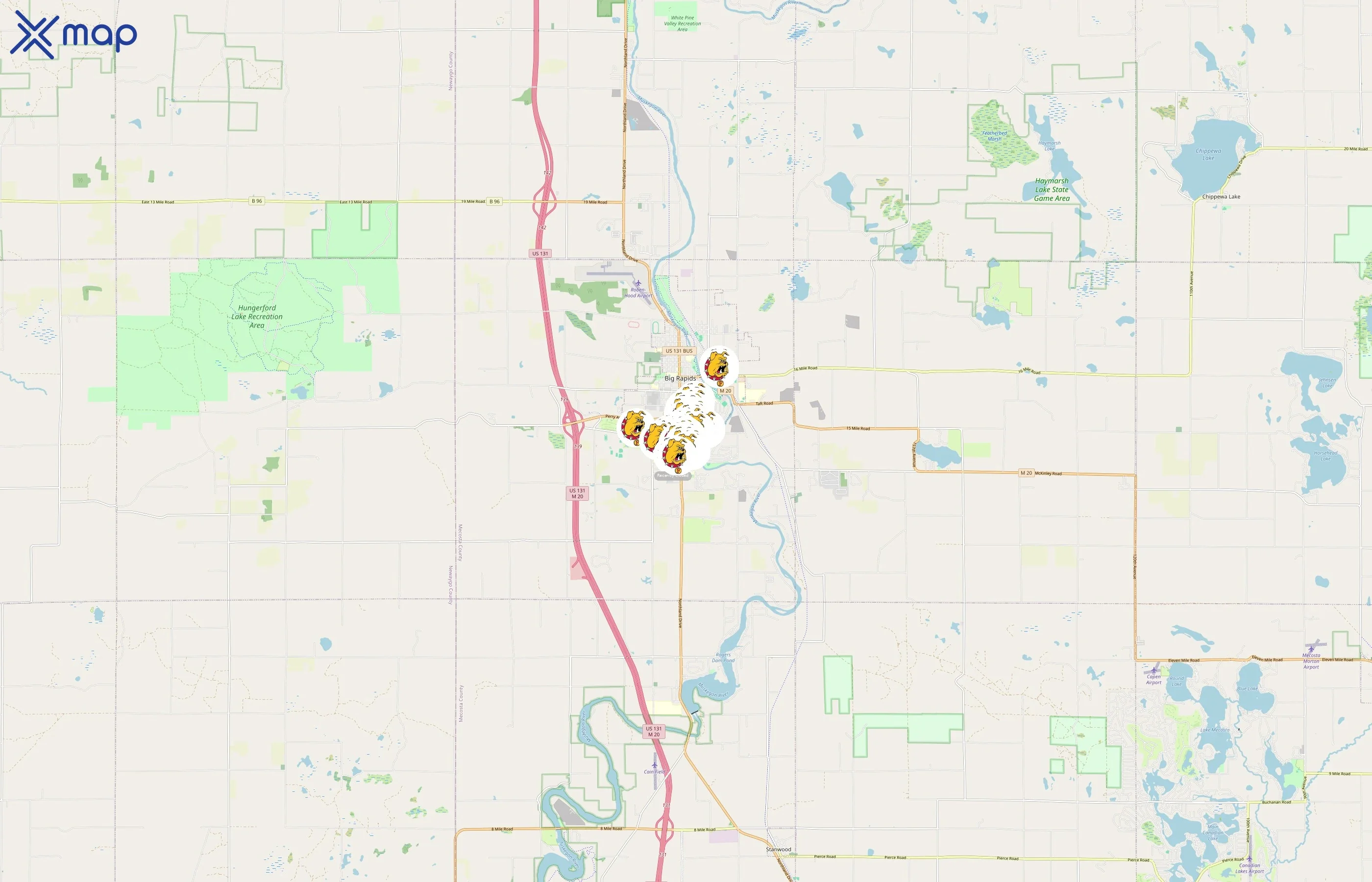 Ferris State University area coverage