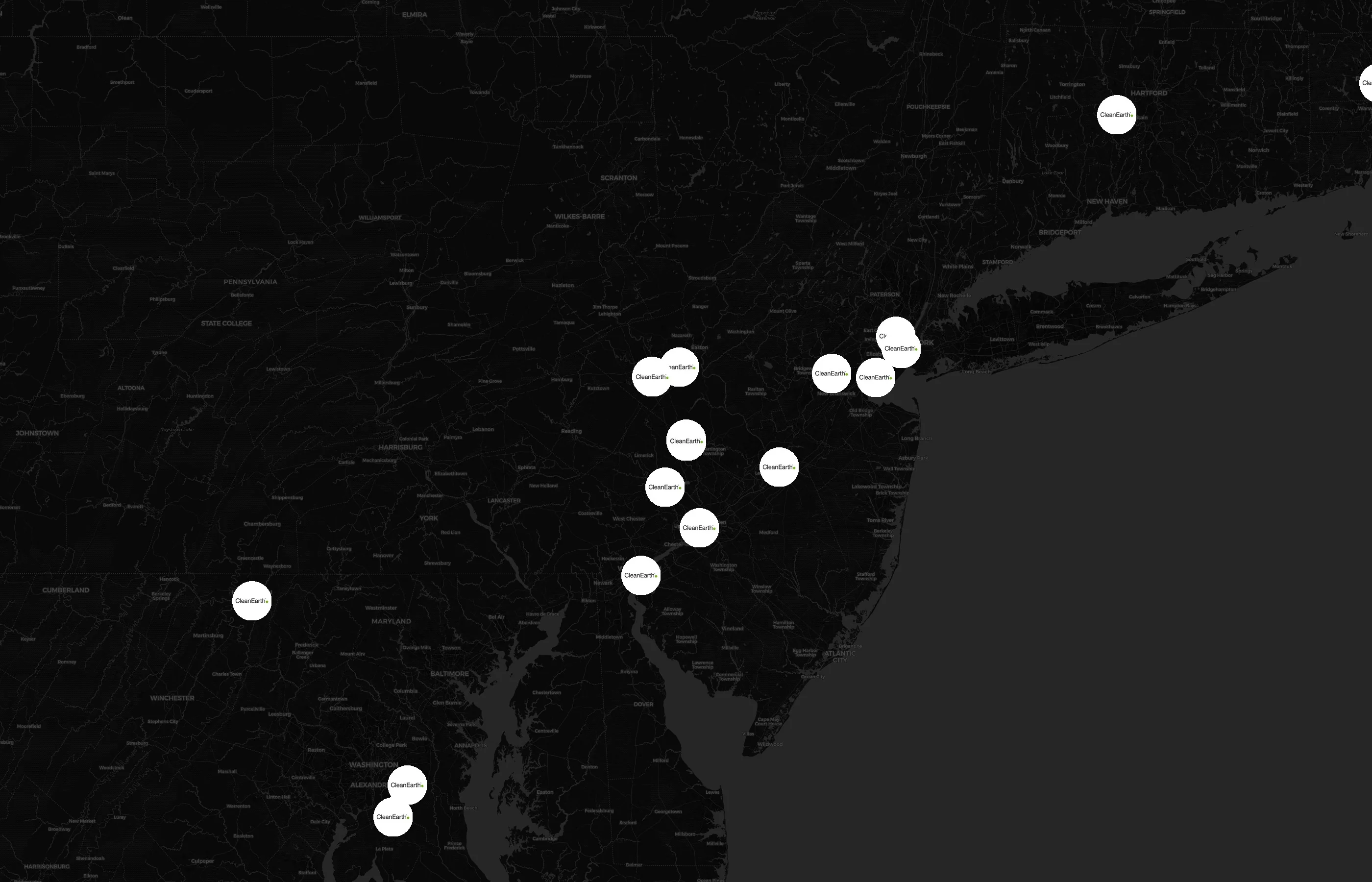 Clean Earth city distribution