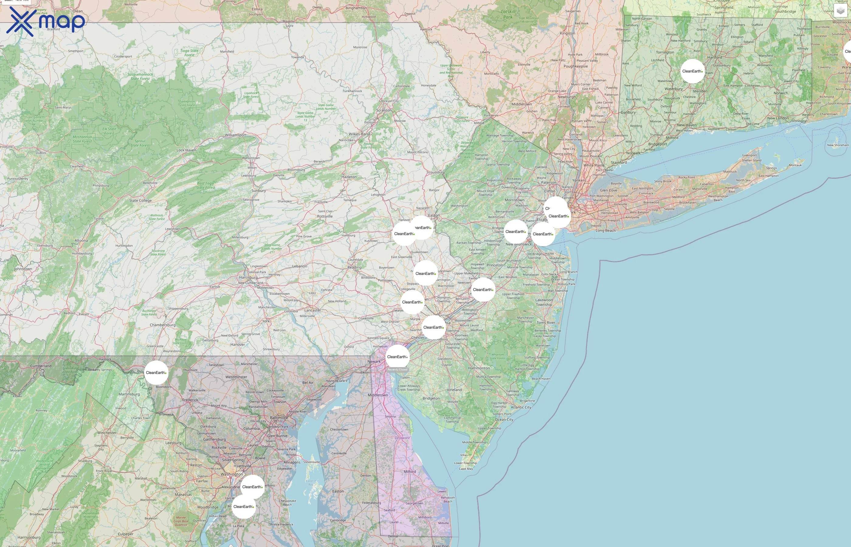 Clean Earth street hotspots
