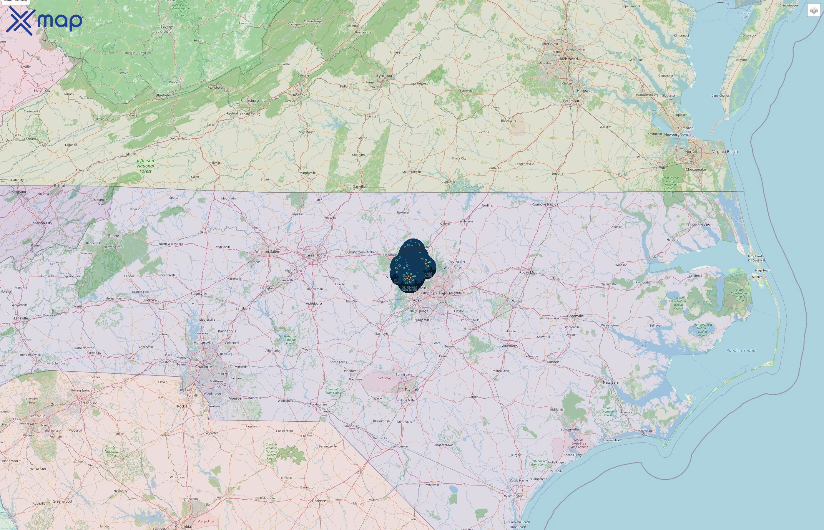 Durham Public Schools street hotspots