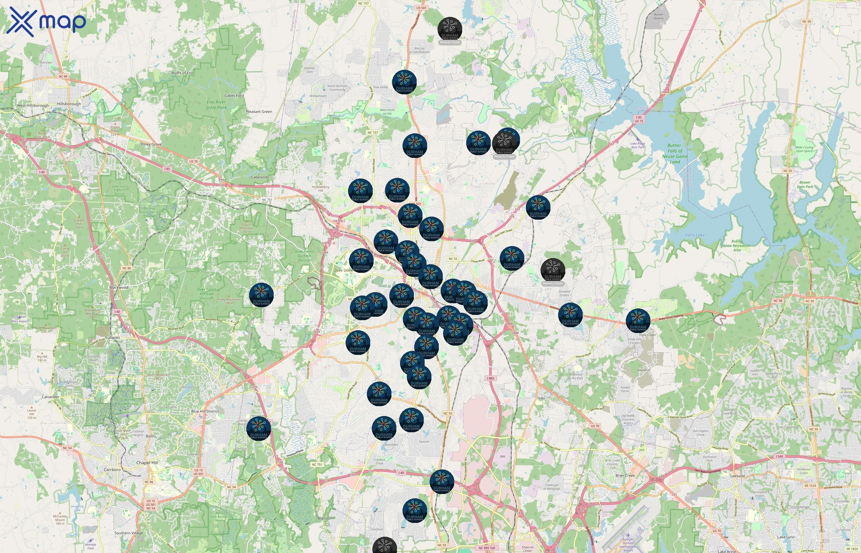 Durham Public Schools area coverage