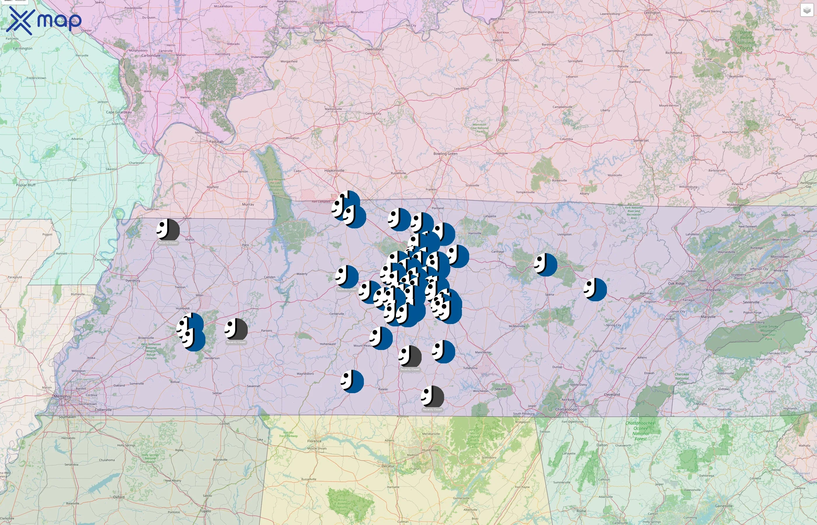 Goodwill Industries of Middle Tennessee street hotspots