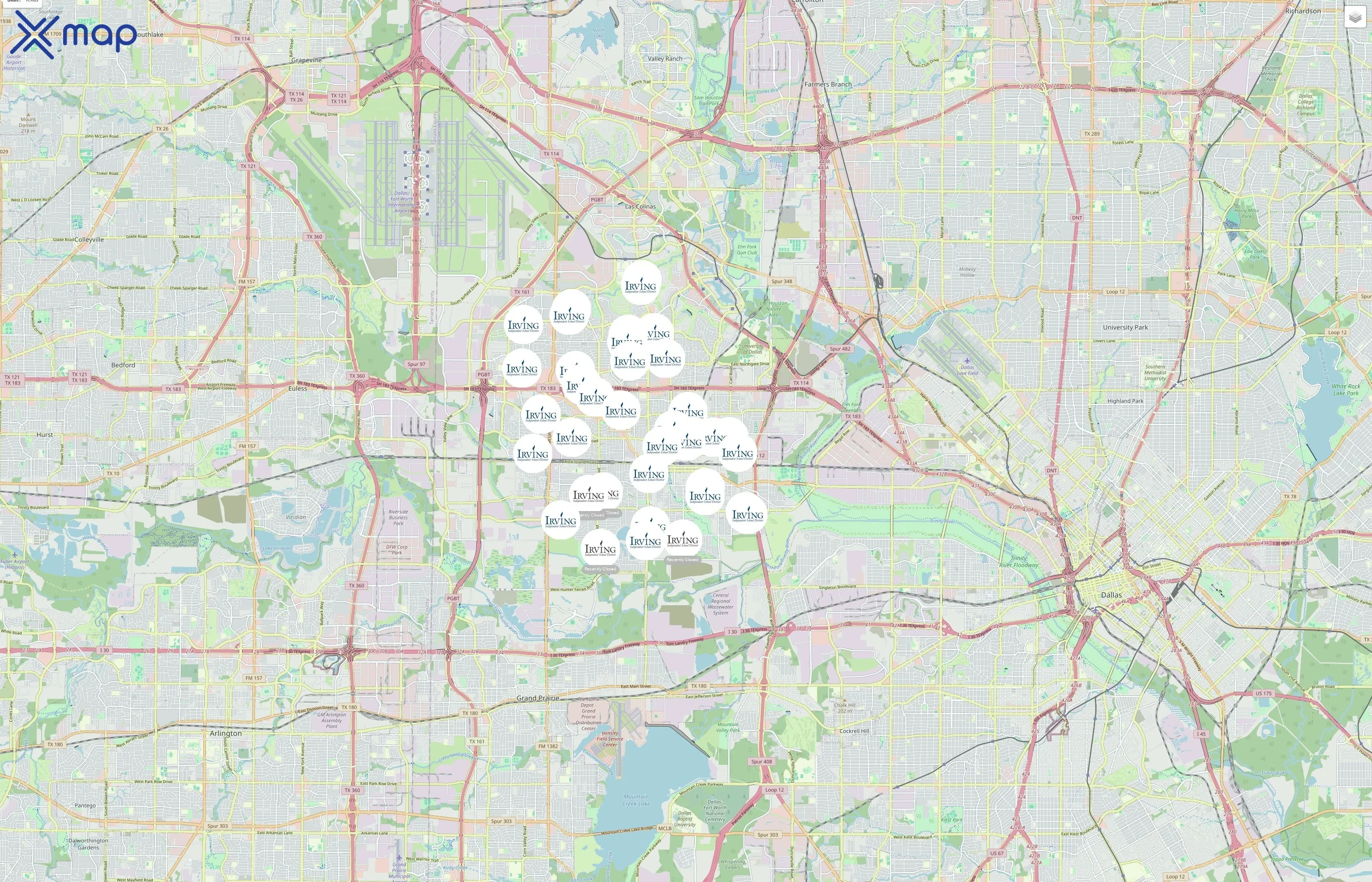 Irving Independent School District traffic data