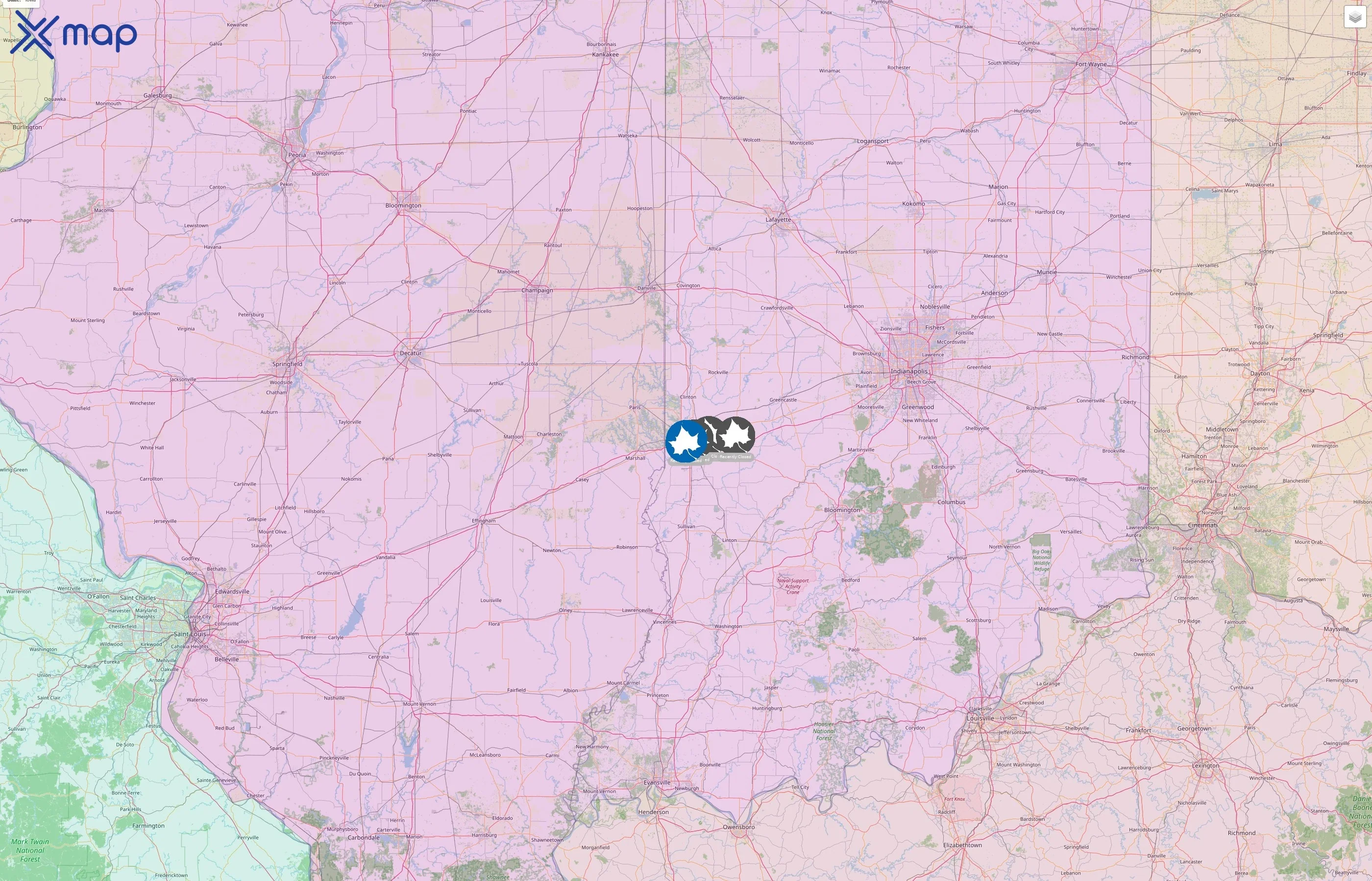 Indiana State University street hotspots