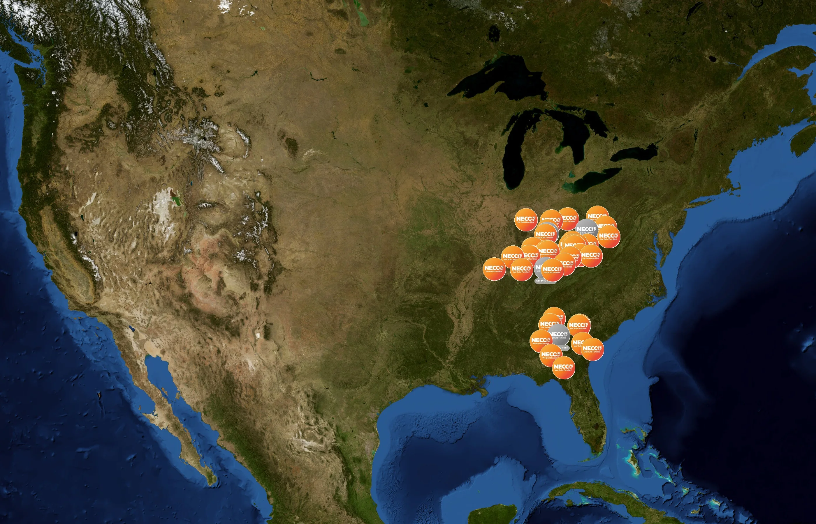 Necco state distribution