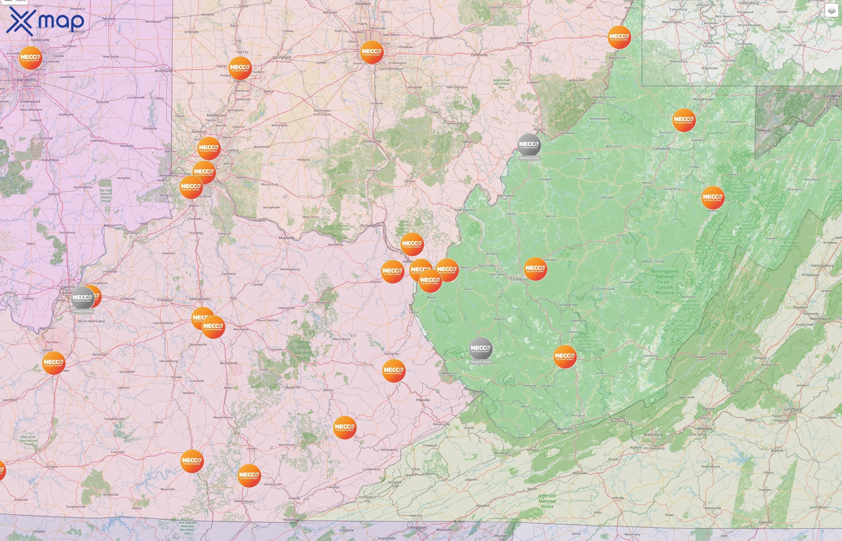 Necco street hotspots