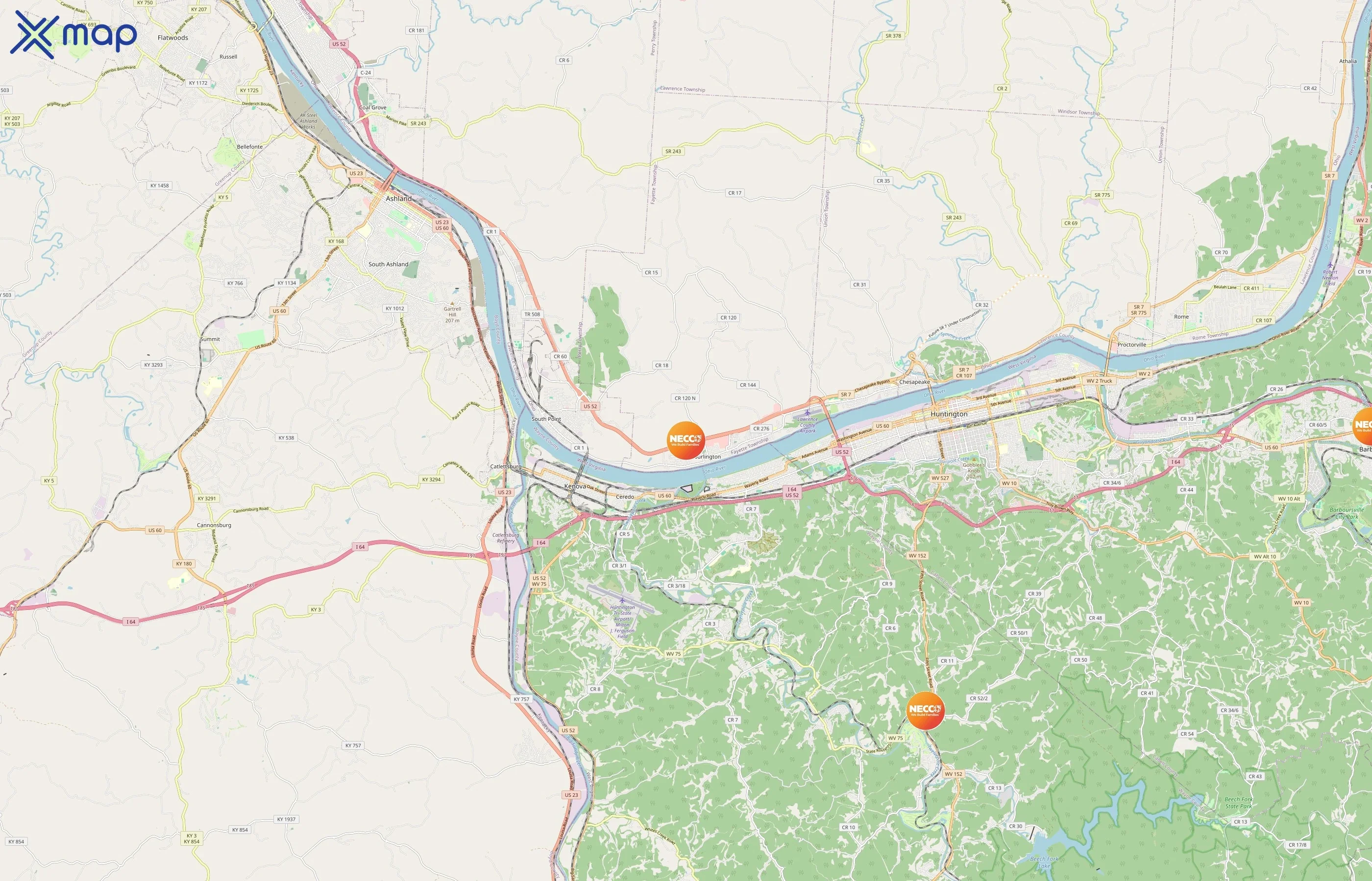 Necco area coverage