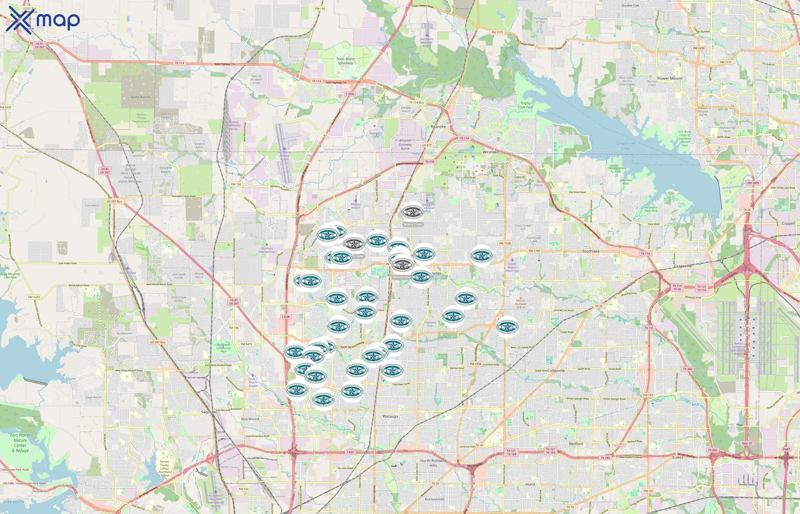 Keller Independent School District area coverage