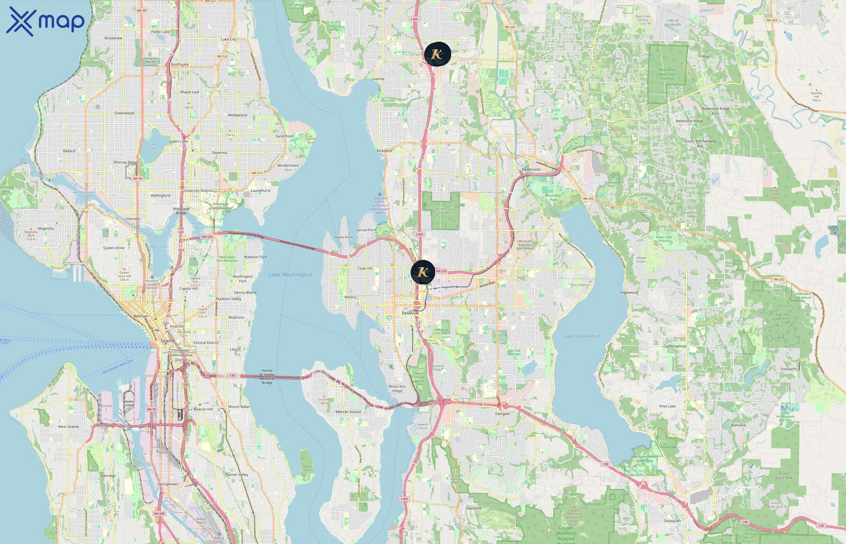 Koelsch Senior Communities area coverage