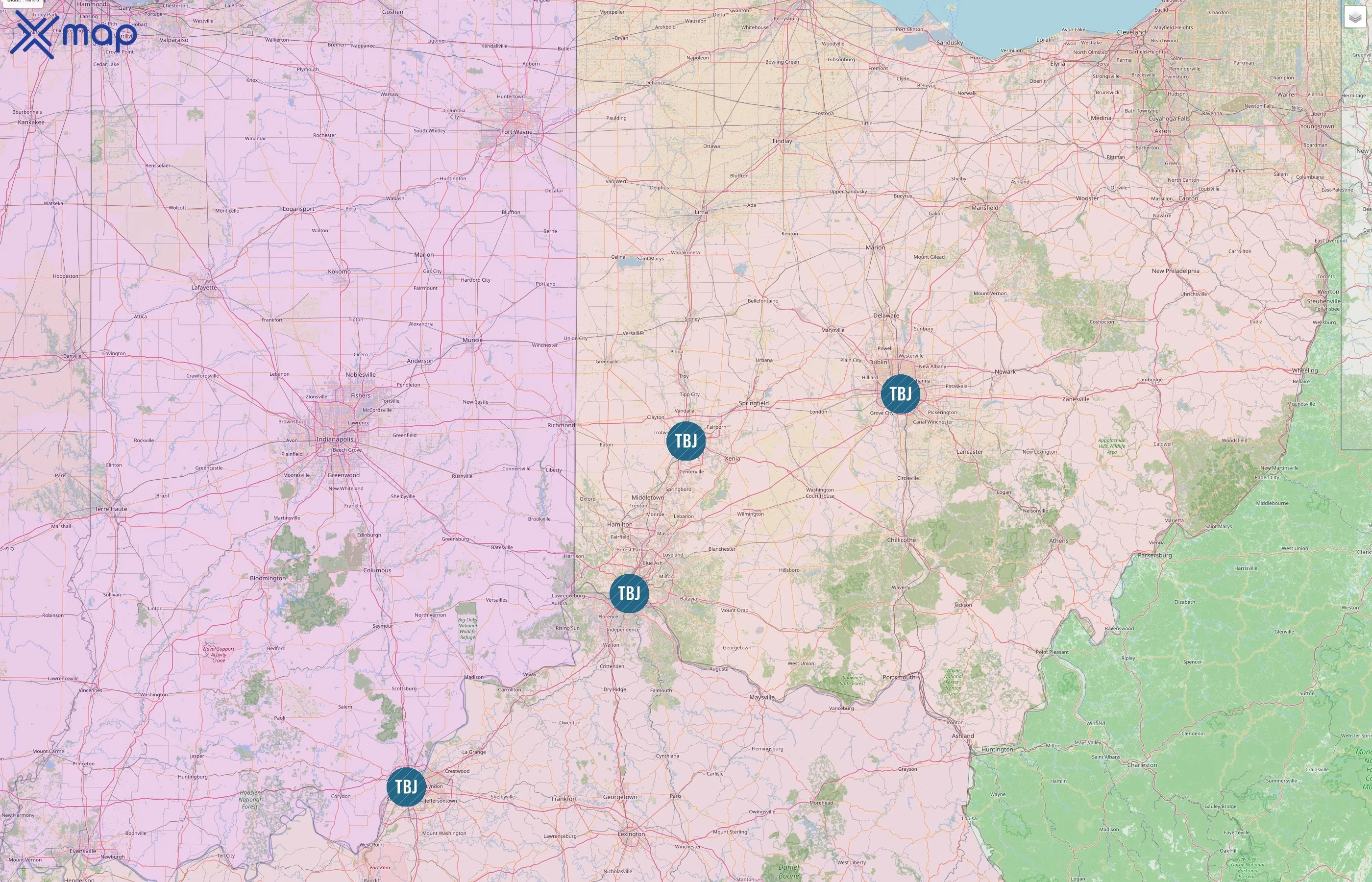 American City Business Journals street hotspots