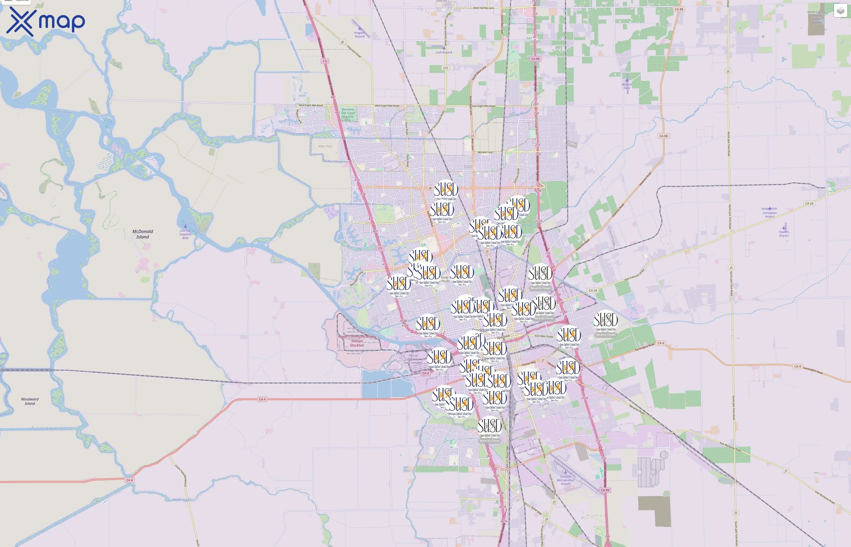 Stockton Unified School District traffic data