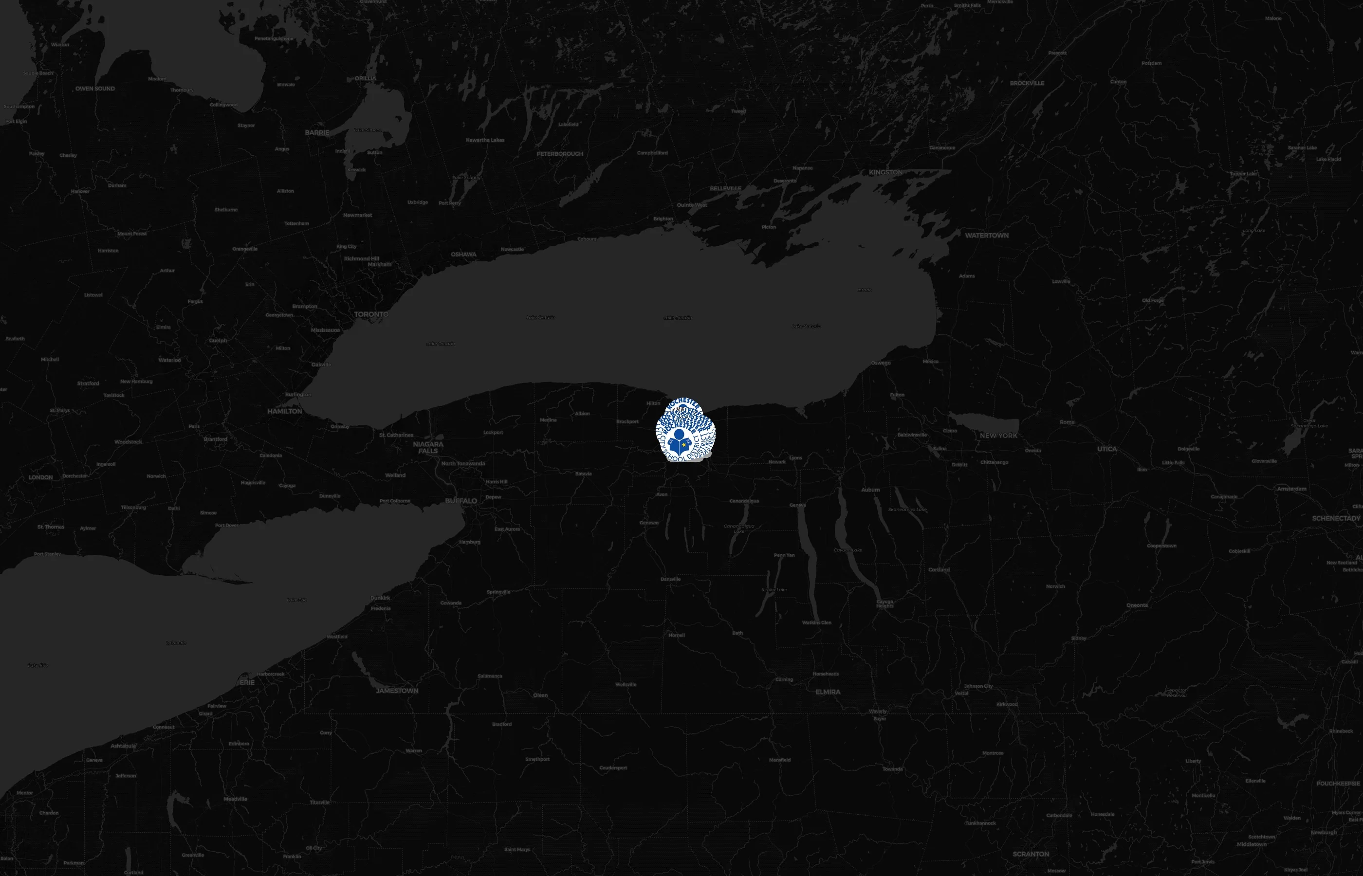 Rochester City School District city distribution