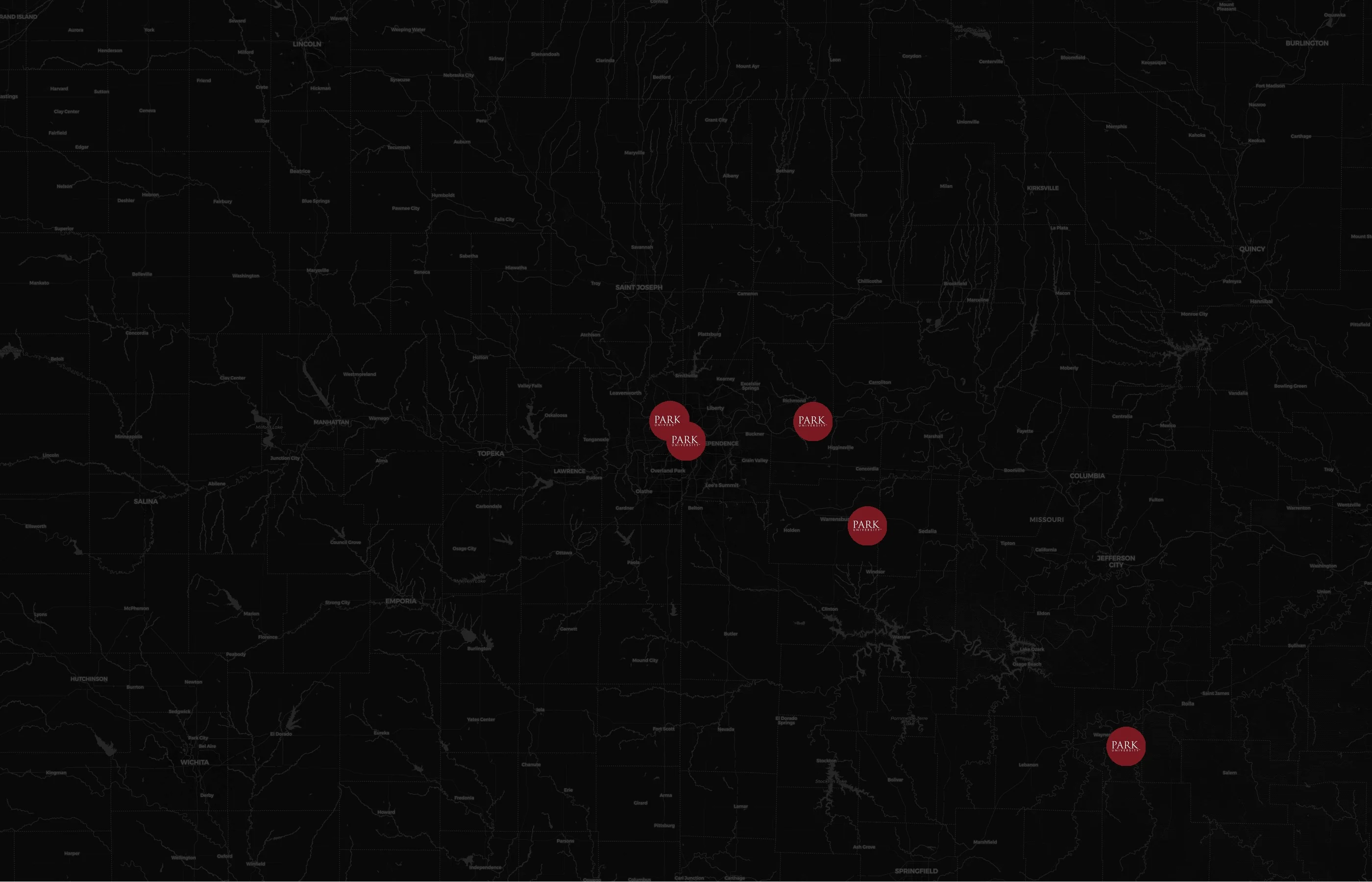 Park University city distribution
