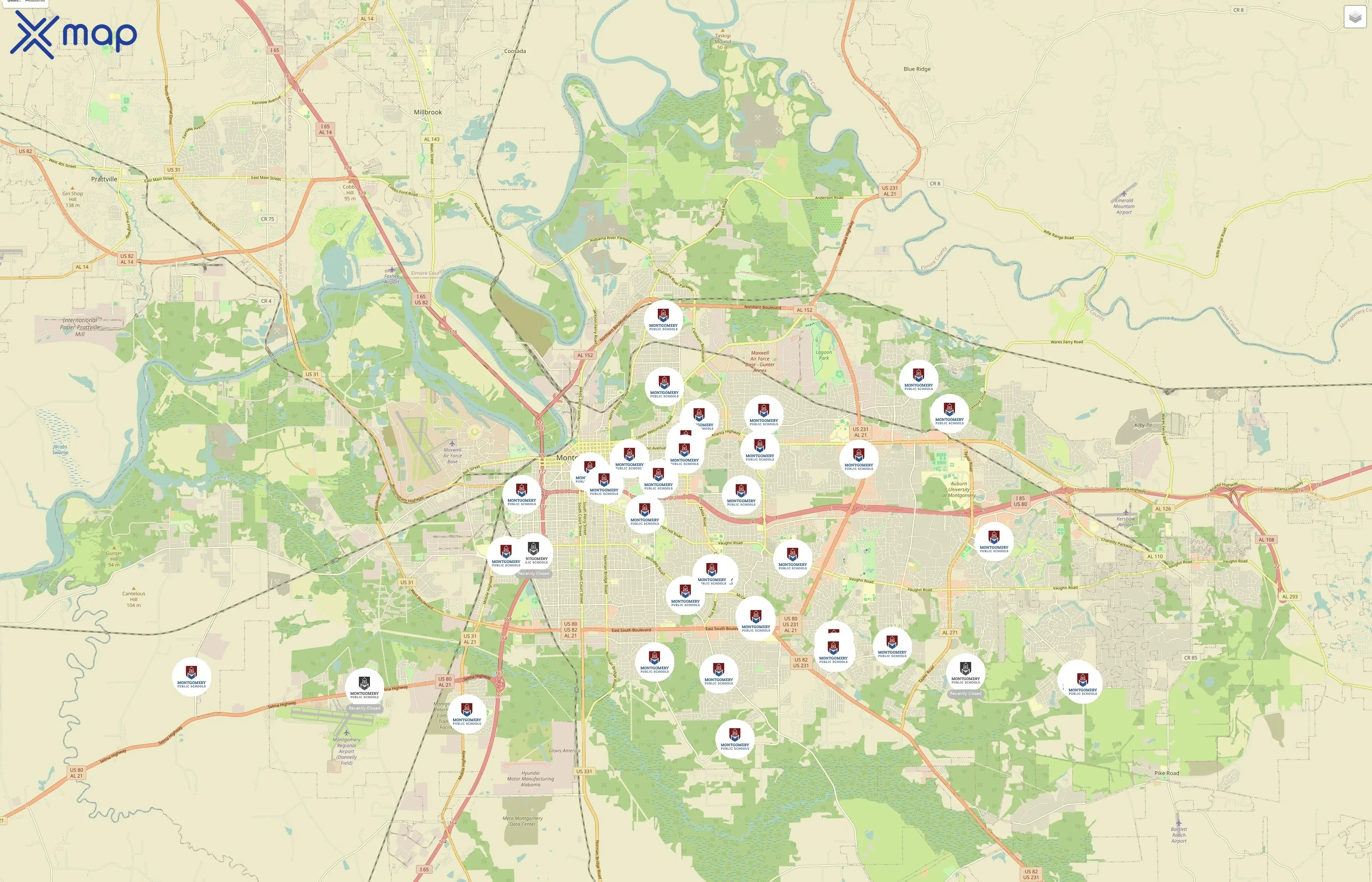 Montgomery Public Schools traffic data
