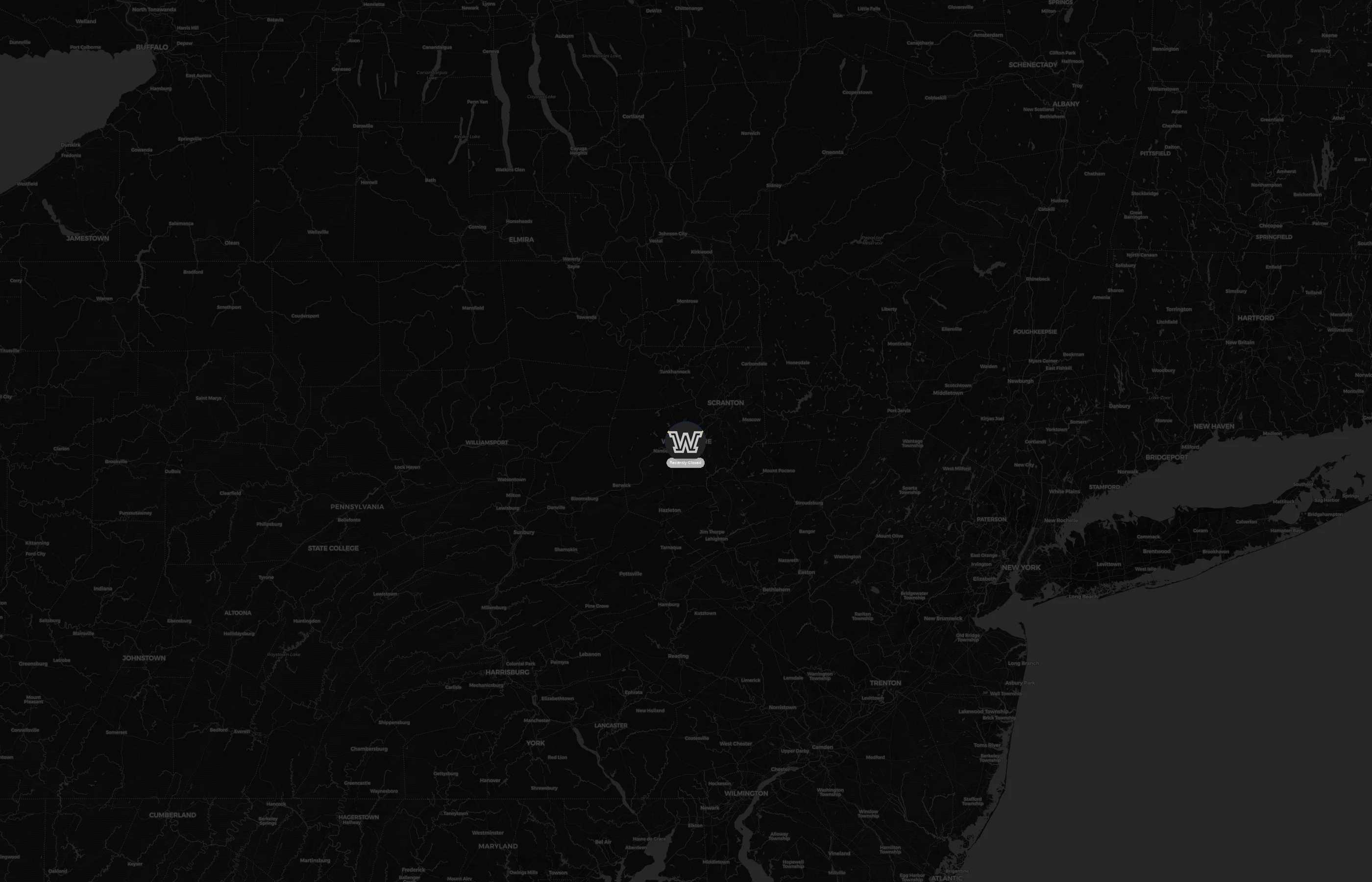 Wilkes University city distribution