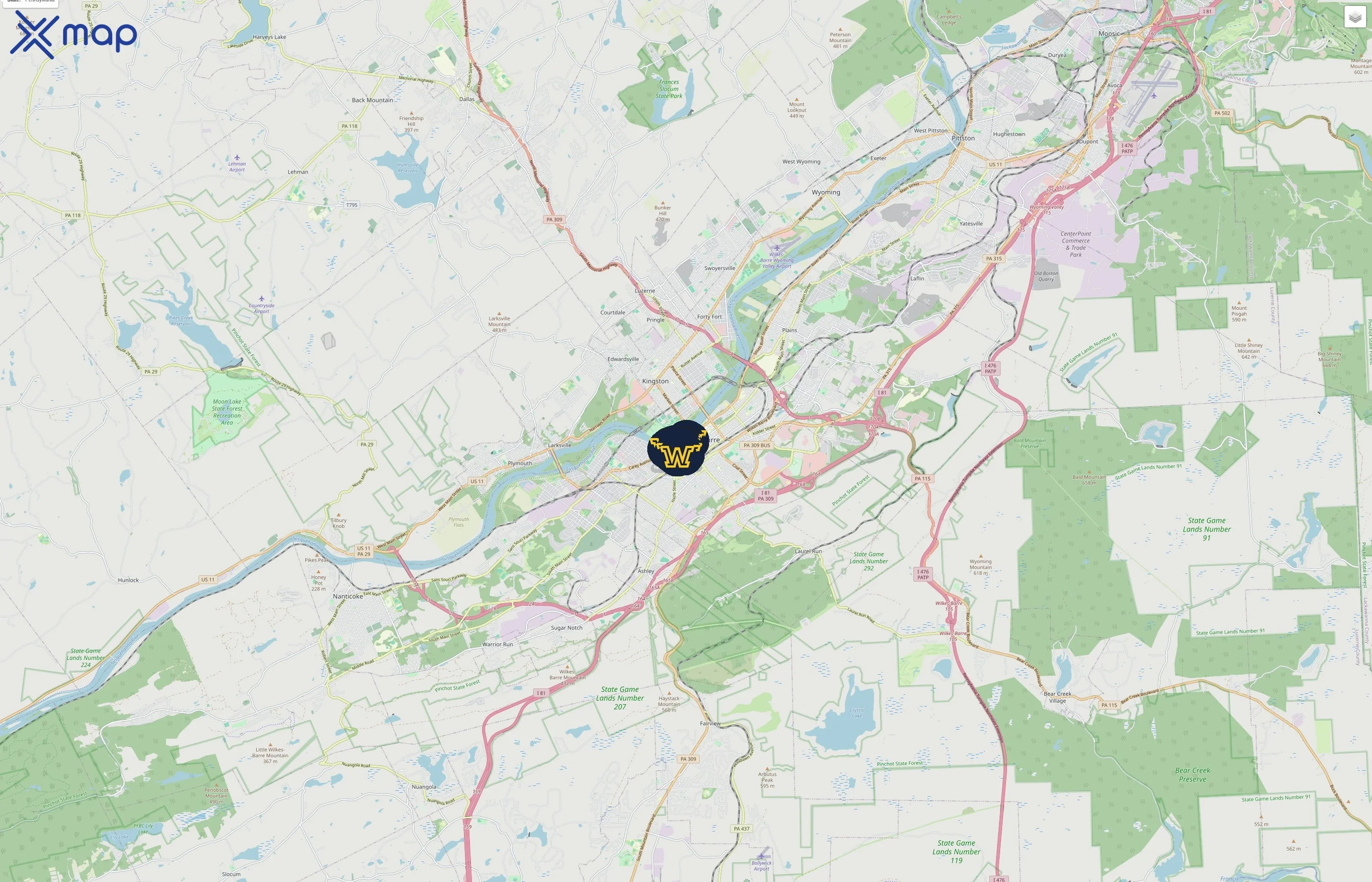 Wilkes University traffic data