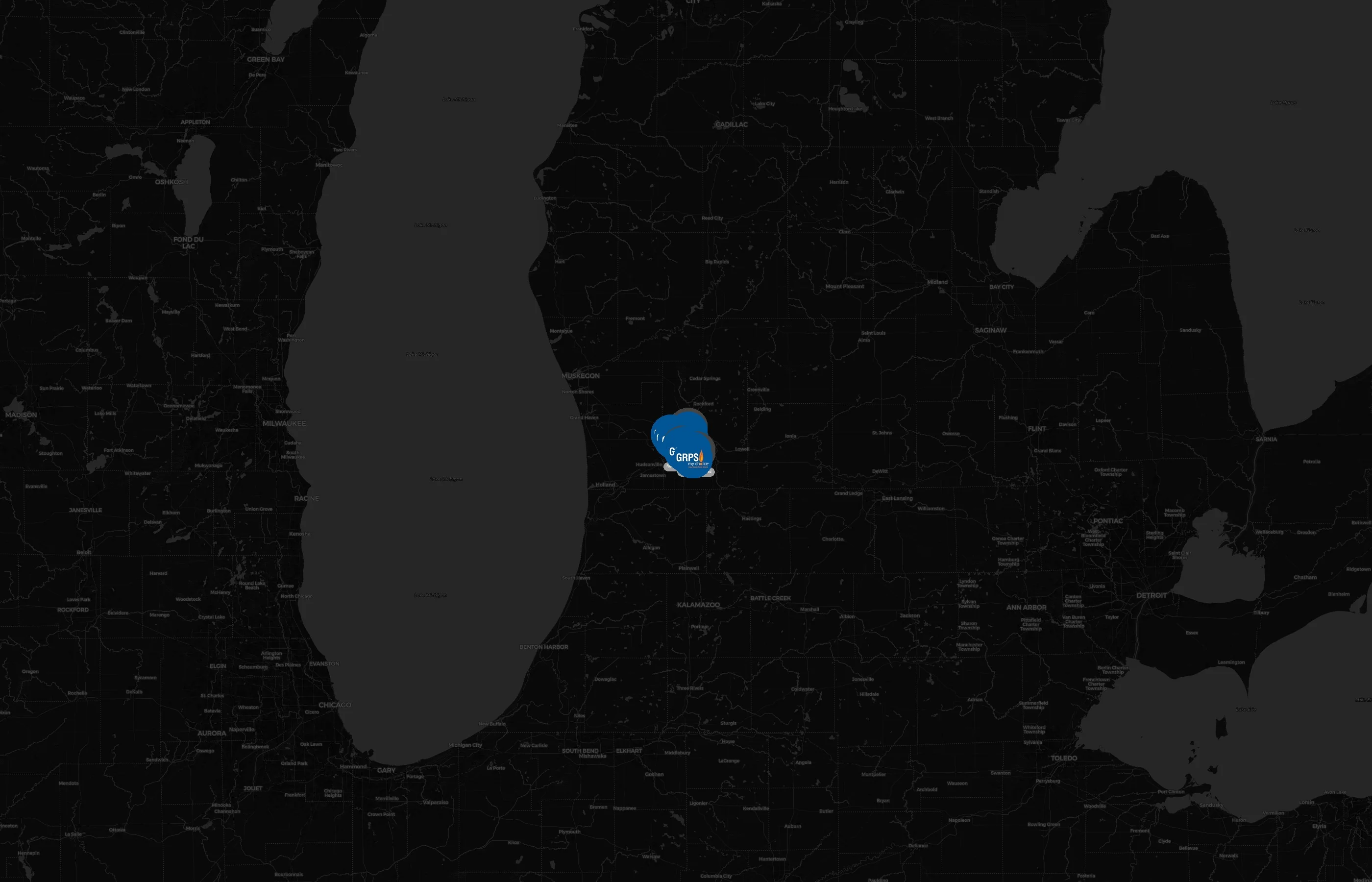 Grand Rapids Public Schools city distribution