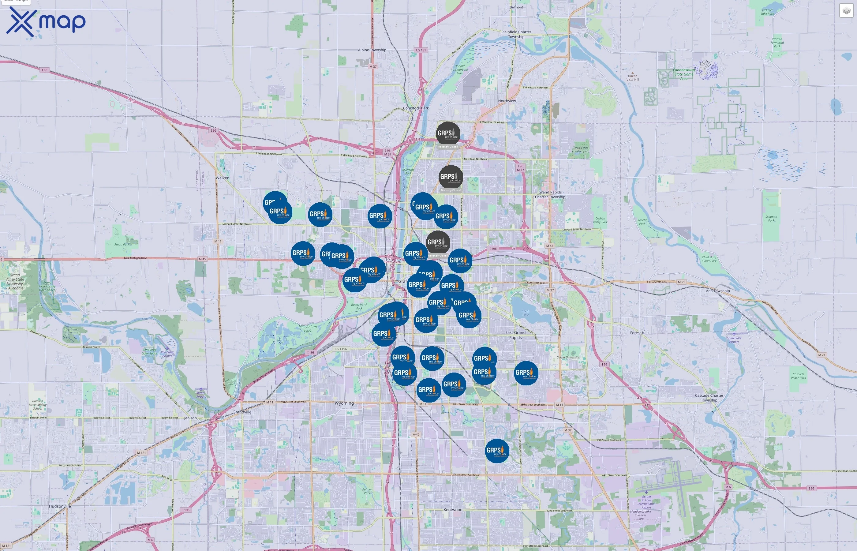 Grand Rapids Public Schools traffic data